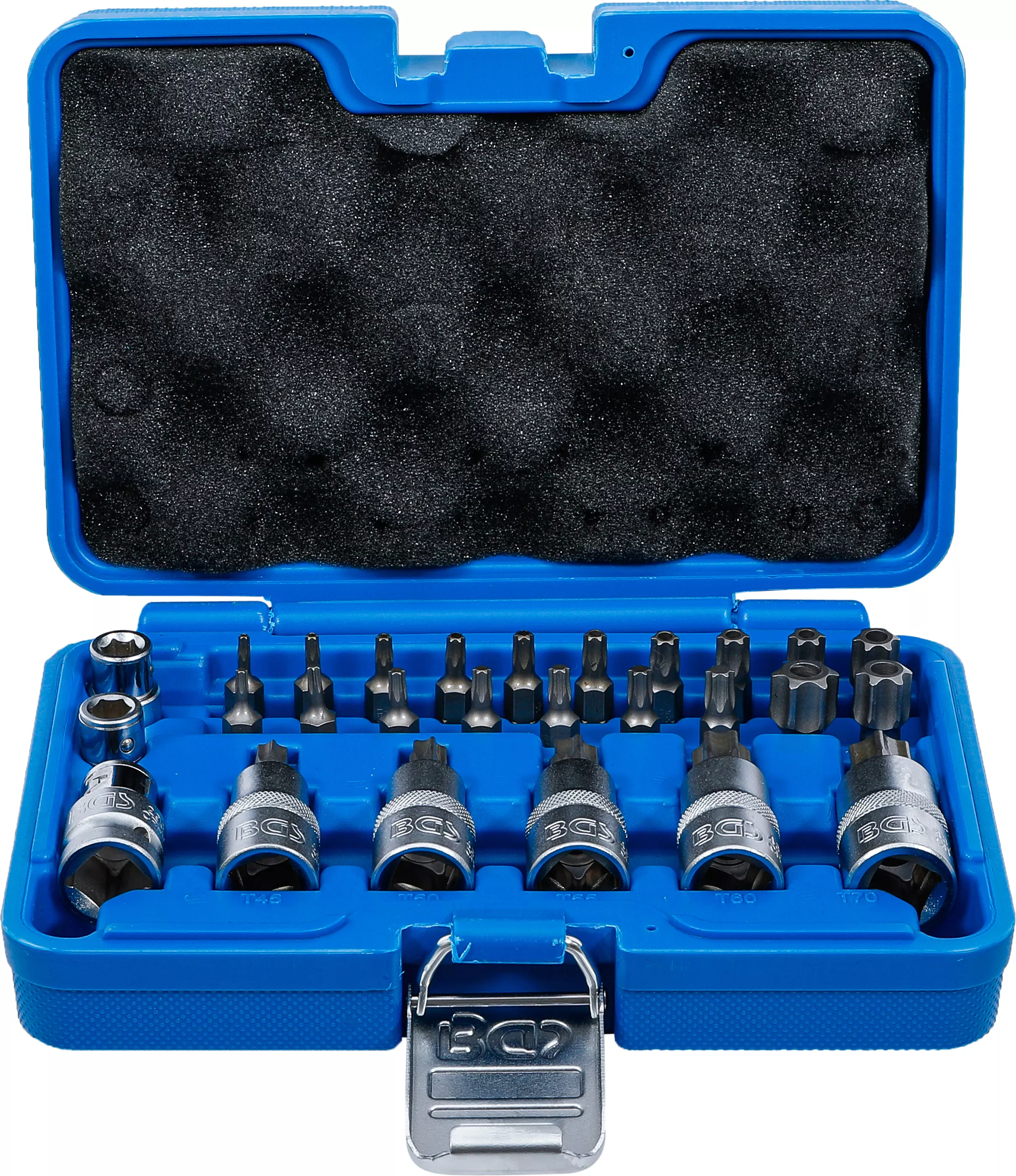 Bituri - Set biti si capete atasare | 12,5 mm (1/2") | Profil T (pentru Torx) | 27 piese