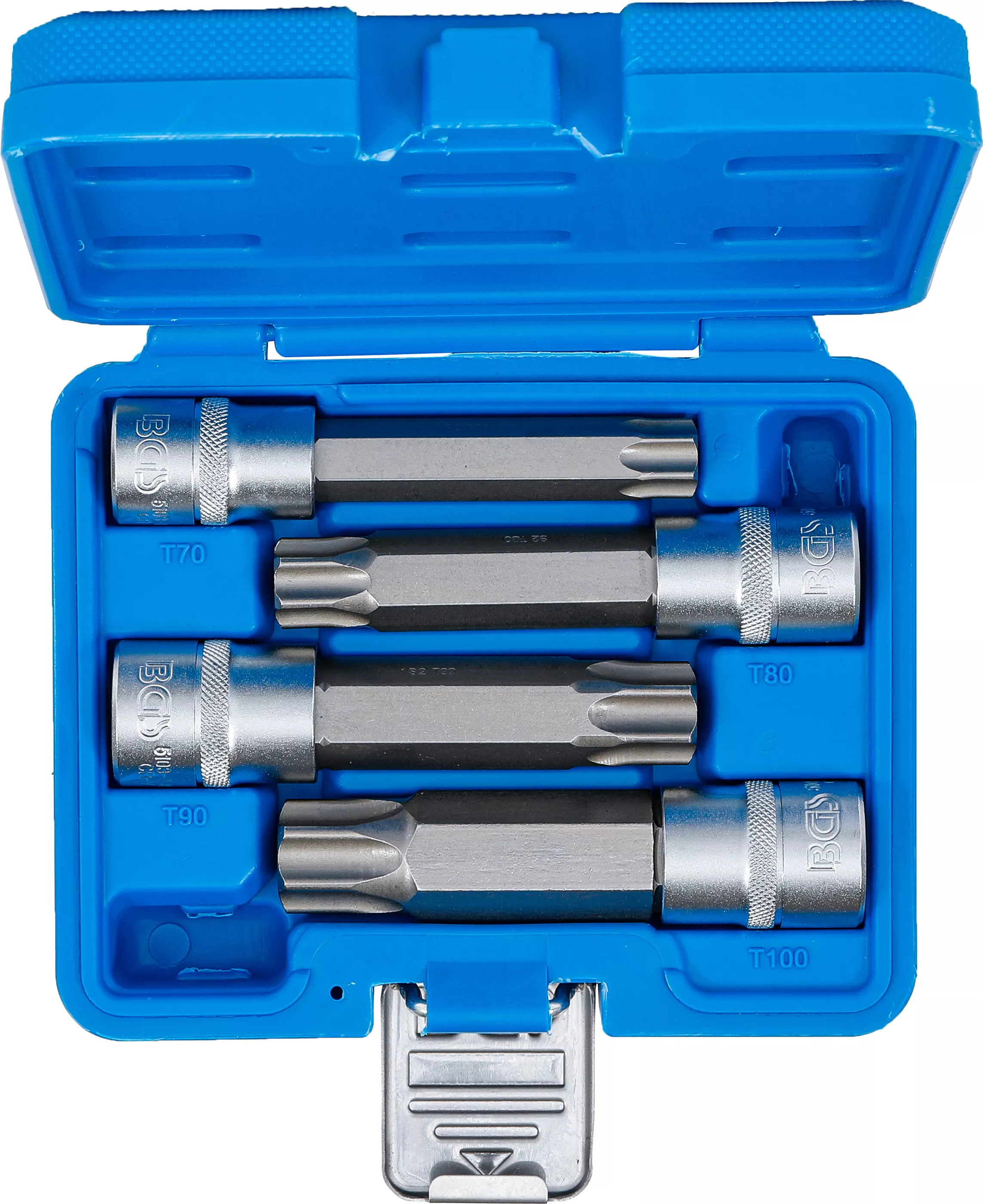 Set biti | 12,5 mm (1/2") | Profil T (pentru Torx) cu gaura | 4 piese [4]