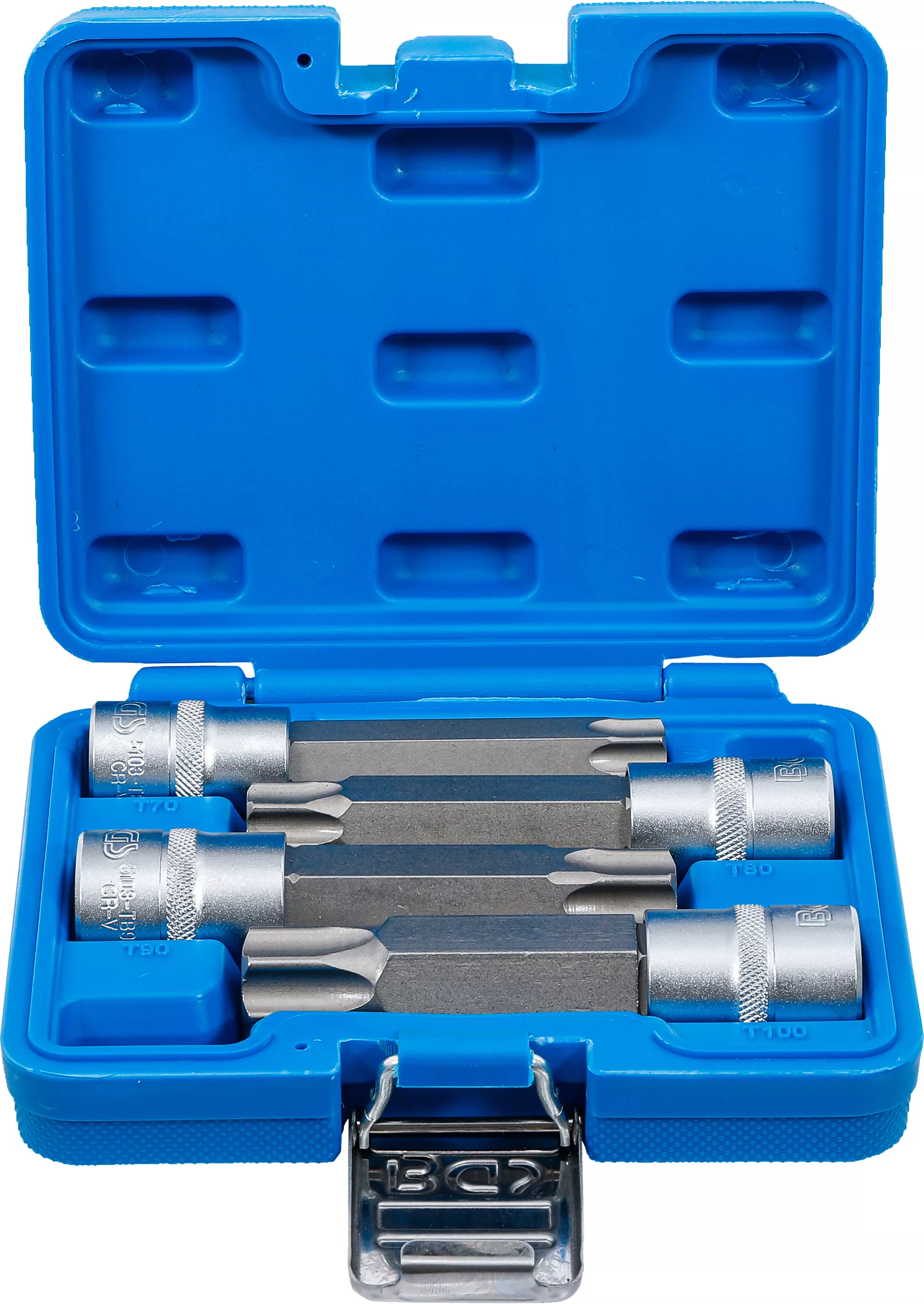 Bituri - Set biti | 12,5 mm (1/2") | Profil T (pentru Torx) cu gaura | 4 piese