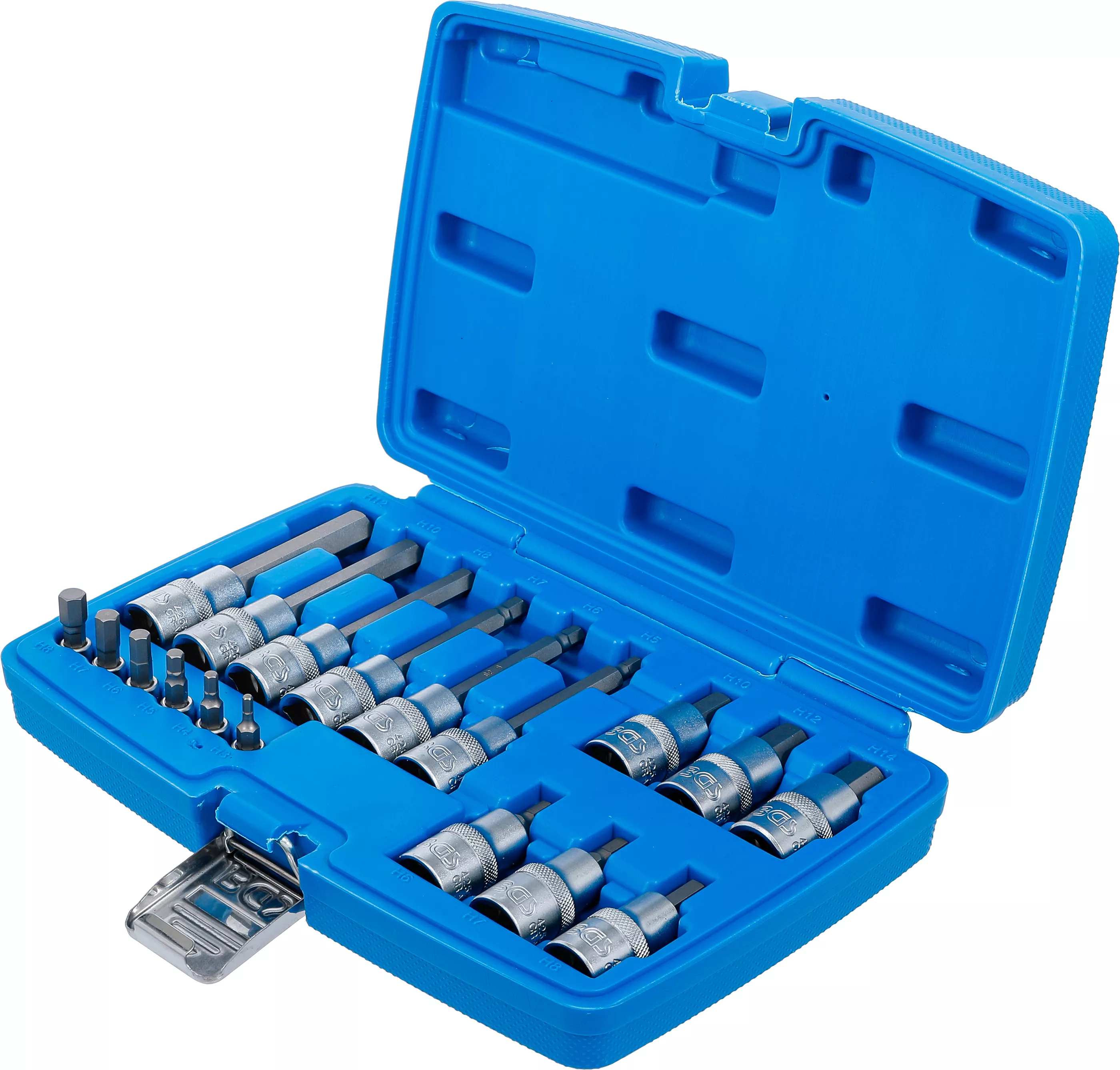 Set biti | 6,3 mm (1/4") / 12,5 mm (1/2") | hexagon interior | 18 piese [3]