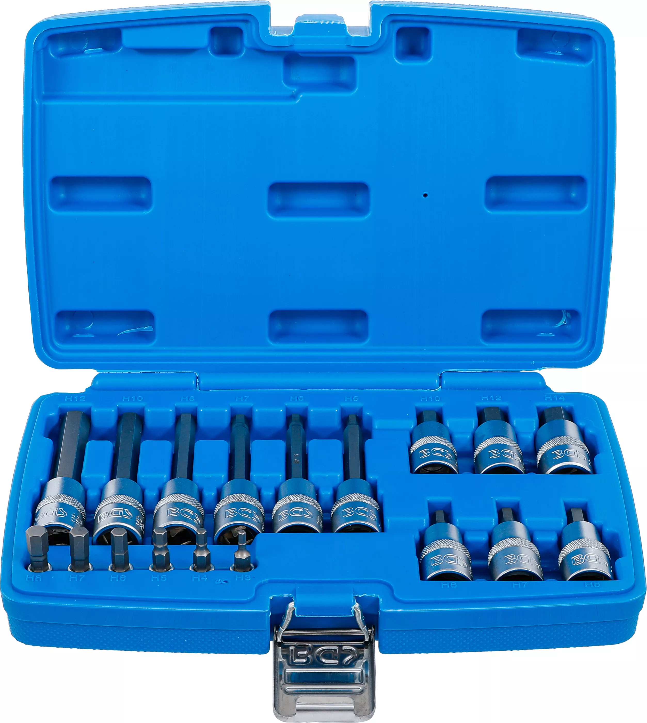 Bituri - Set biti | 6,3 mm (1/4") / 12,5 mm (1/2") | hexagon interior | 18 piese
