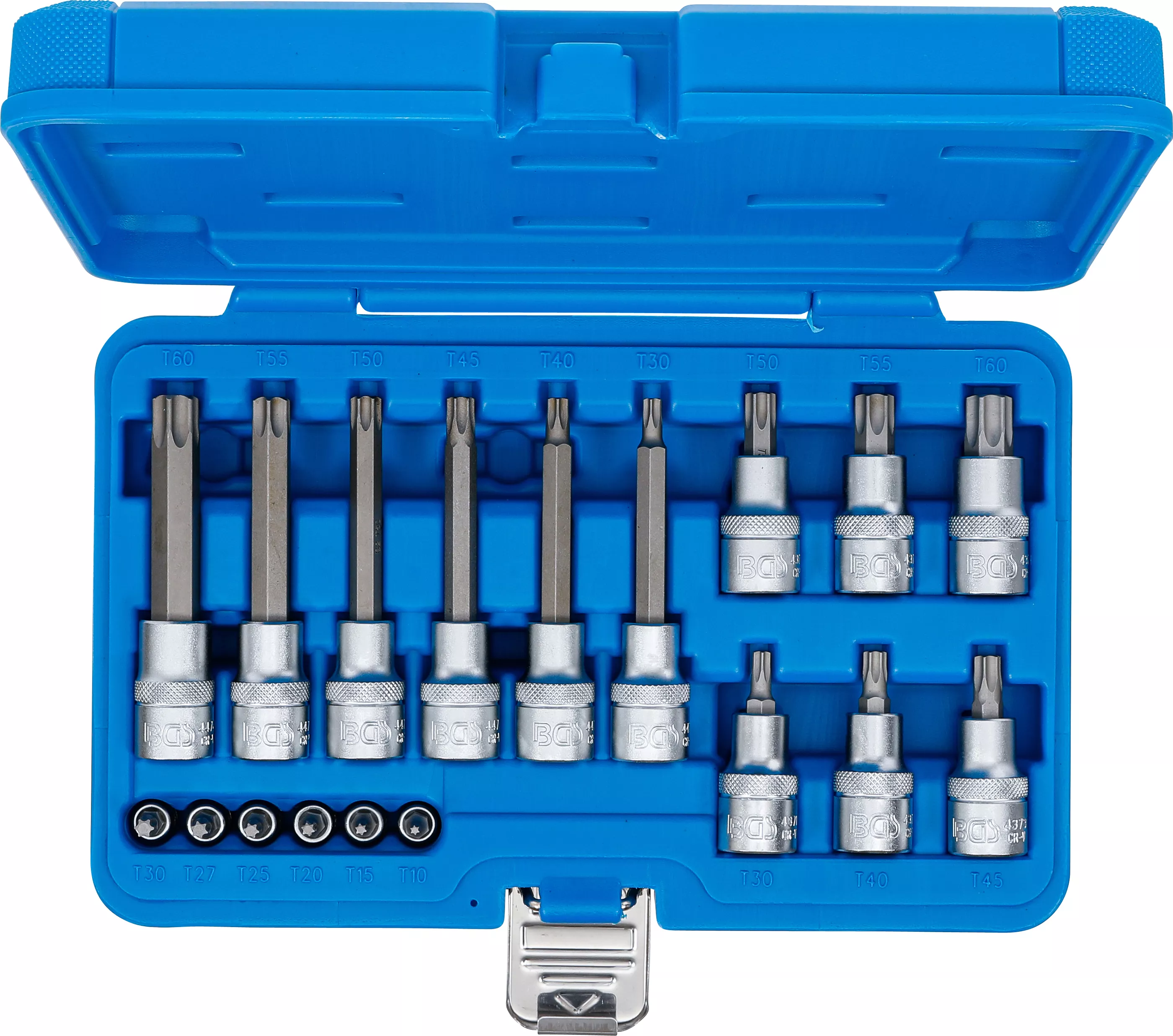 Set biti | 6,3 mm (1/4") / 12,5 mm (1/2") | Profil T (pentru Torx) | 18 piese [4]