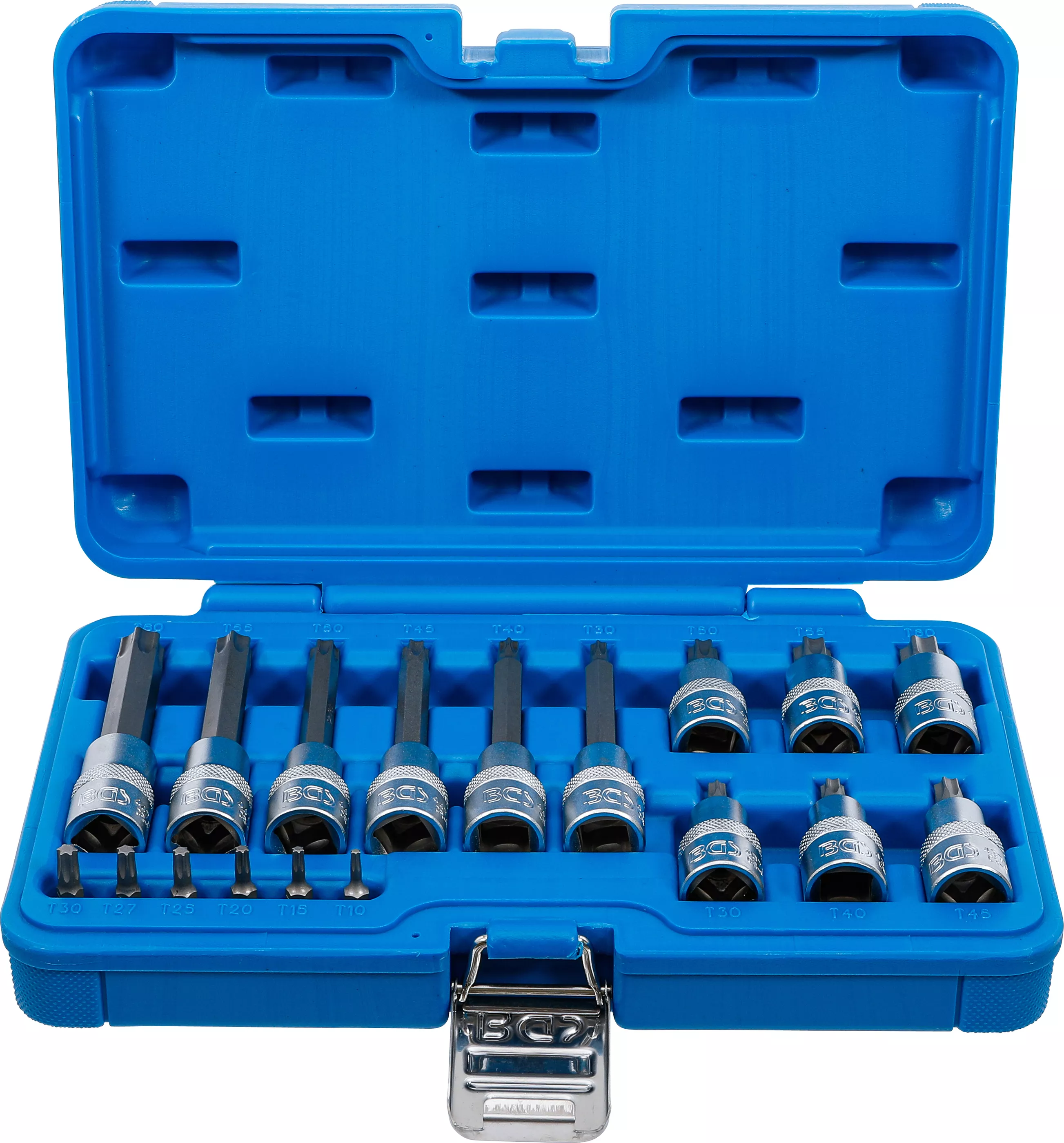 Bituri - Set biti | 6,3 mm (1/4") / 12,5 mm (1/2") | Profil T (pentru Torx) | 18 piese