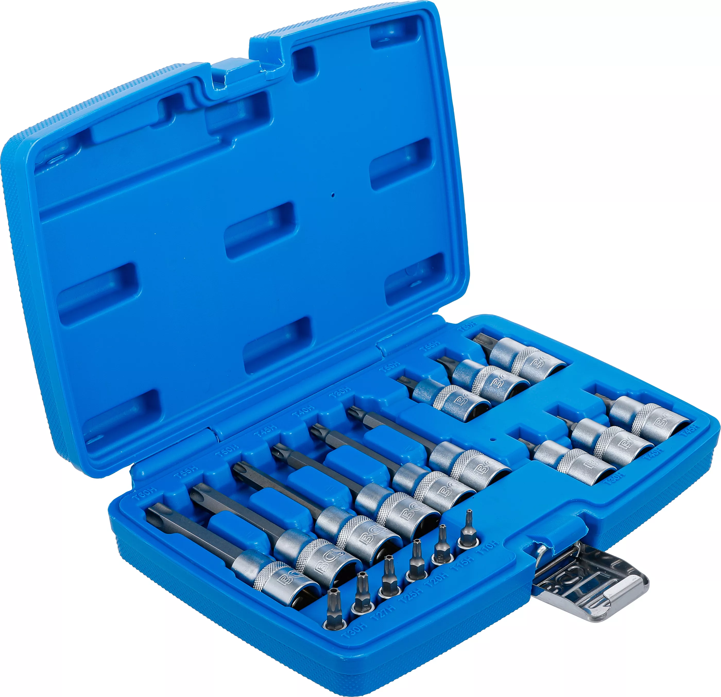 Set biti | 6,3 mm (1/4") / 12,5 mm (1/2") | Profil T (pentru Torx) cu gaura | 18 piese [2]