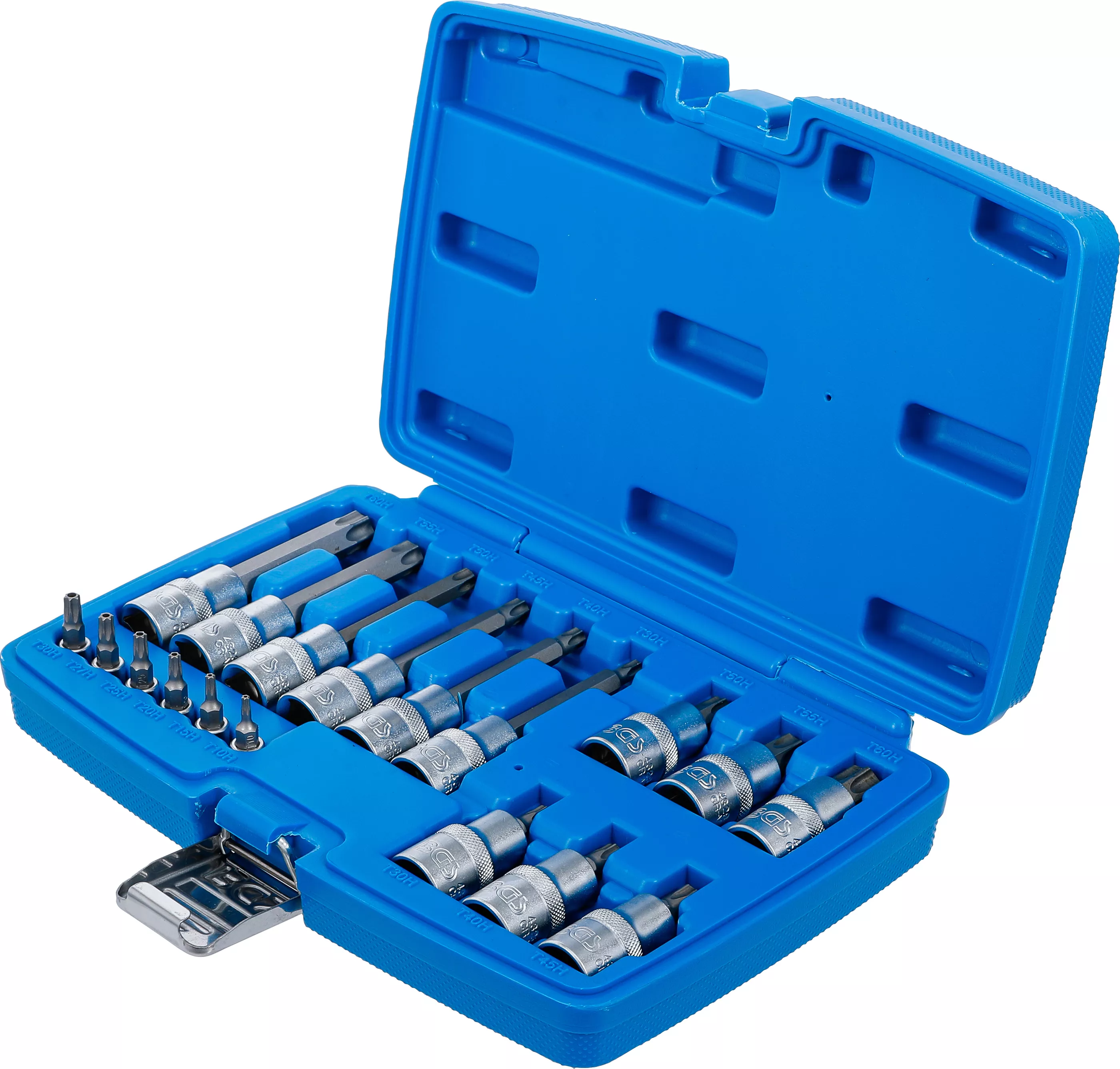Set biti | 6,3 mm (1/4") / 12,5 mm (1/2") | Profil T (pentru Torx) cu gaura | 18 piese [3]
