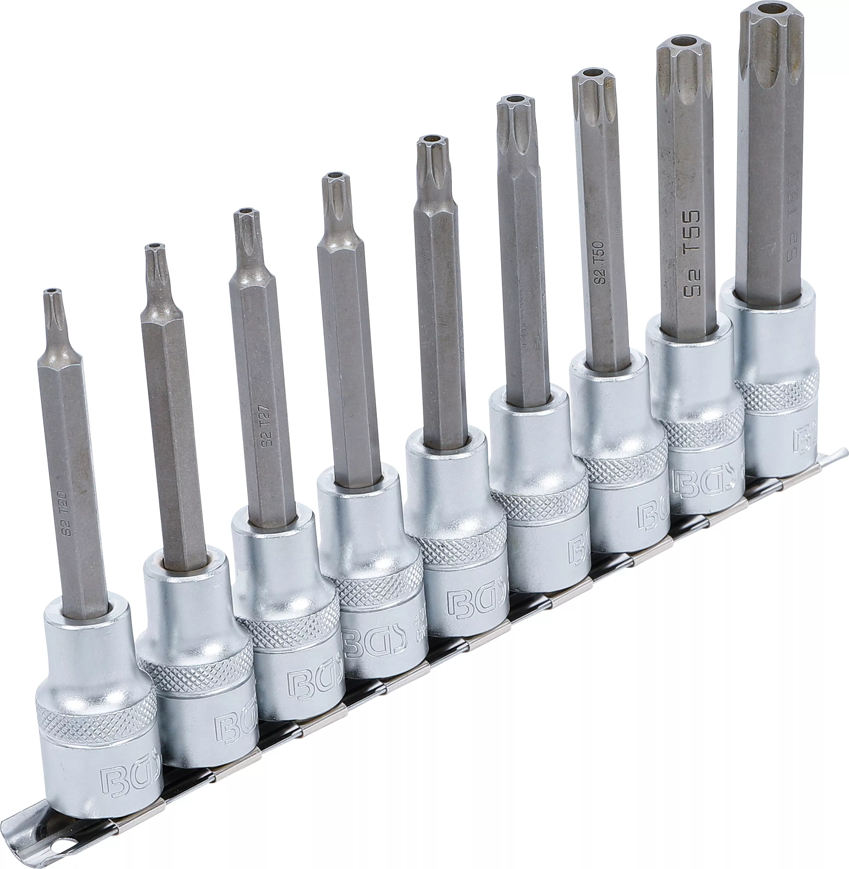 Set biti | 12,5 mm (1/2") | Profil T (pentru Torx) cu gaura | 9 piese [2]