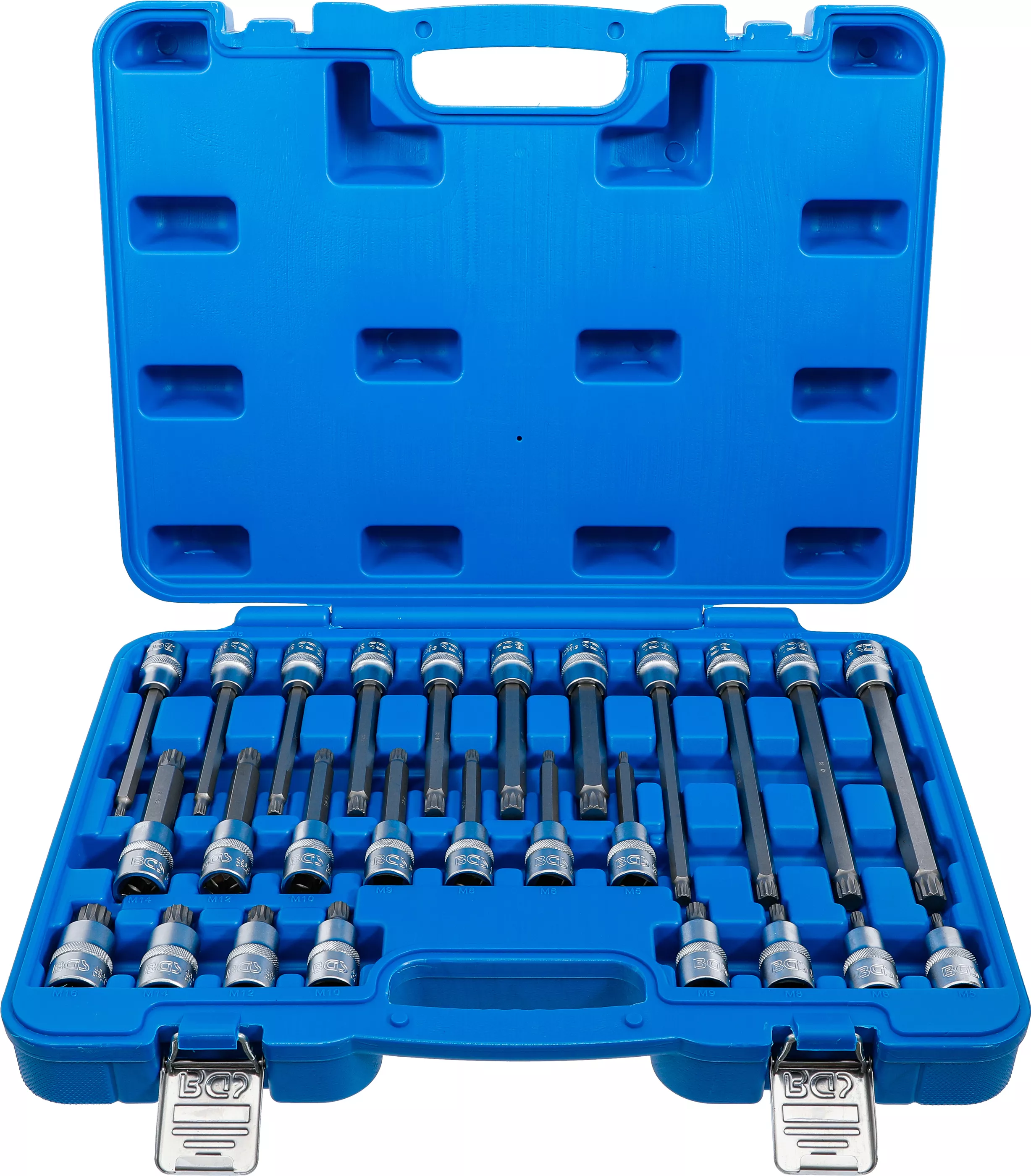 Bituri - Set biti | 12,5 mm (1/2") | Dantura interioara multipla (pentru XZN) | 26 piese