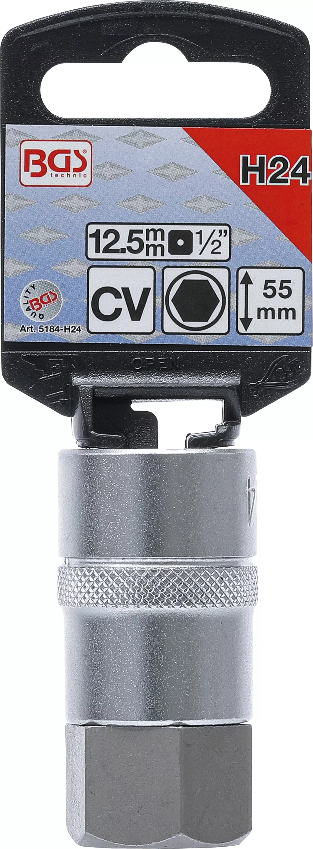 Bit | 12,5 mm (1/2") | hexagon interior 24 mm [2]