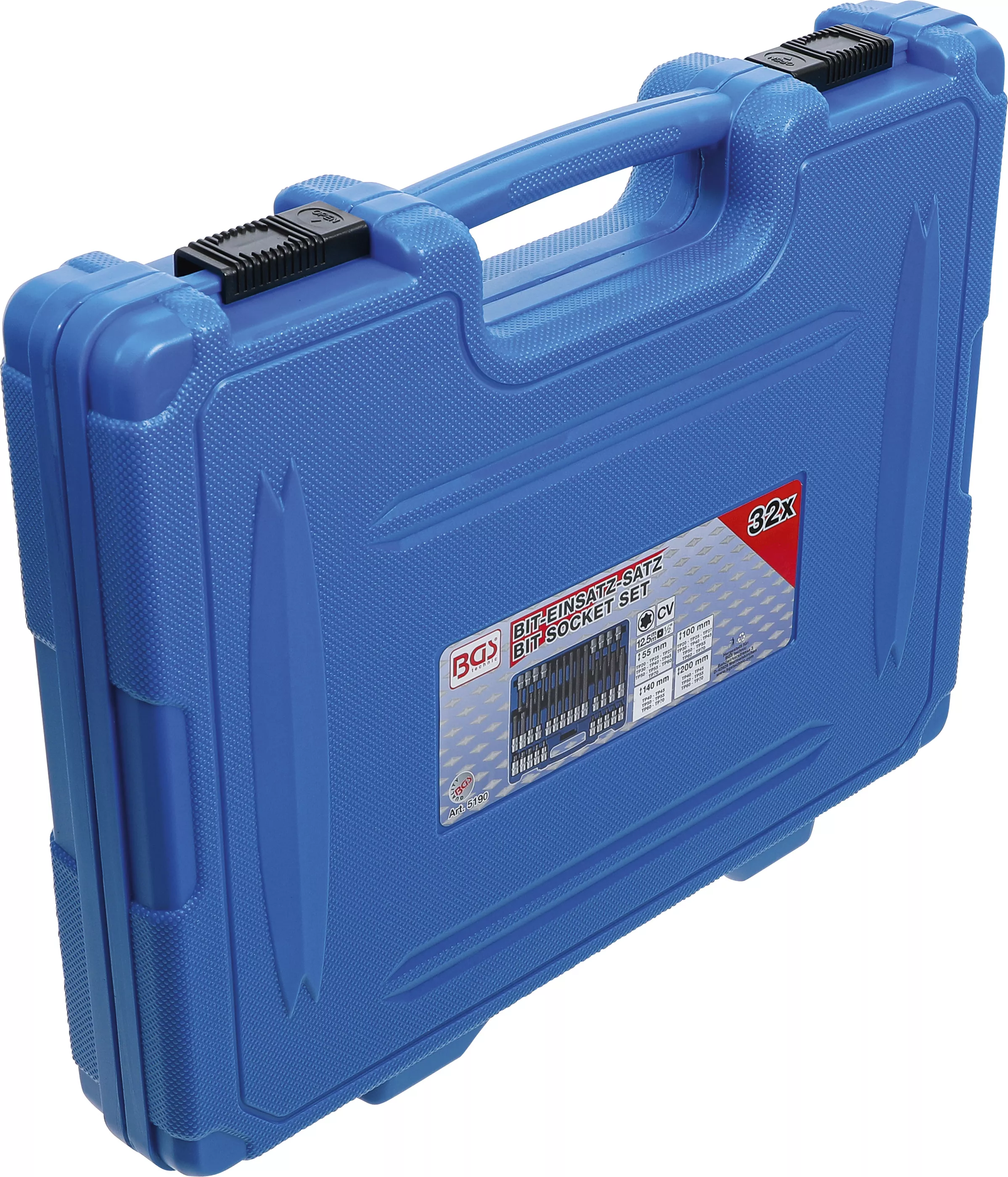 Set biti | 12,5 mm (1/2") | Profil TP (pentru Torx Plus) TP20 - TP70 | 32 piese [5]