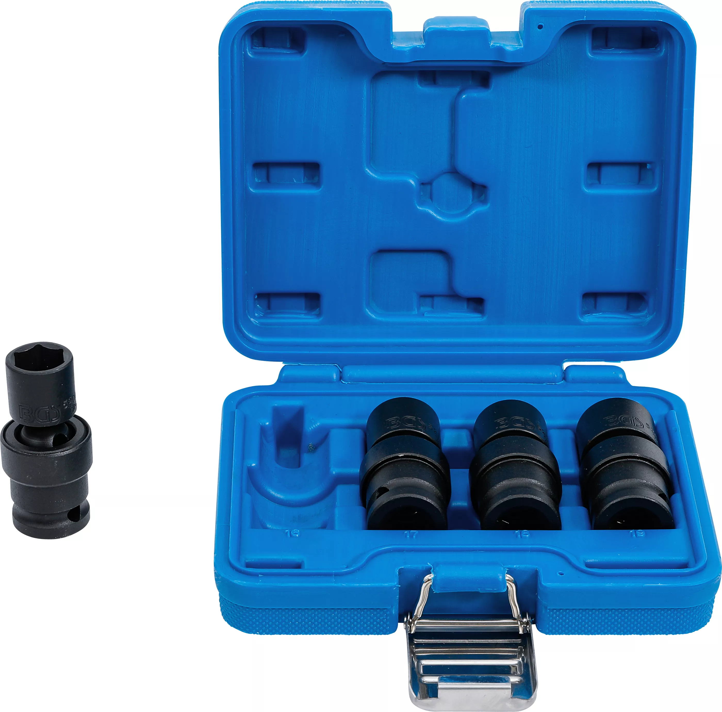 Set chei de impact cu articulatie sferica | 12,5 mm (1/2") | 4 piese [1]