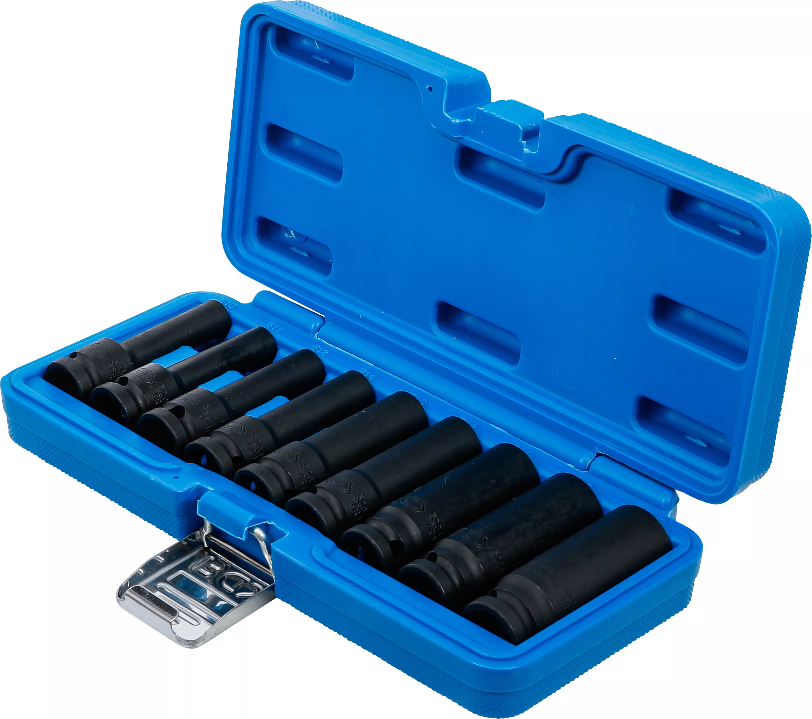 Set chei tubulare de impact Profil E, lungi | 12,5 mm (1/2") | E10 - E24 | 9 piese [3]