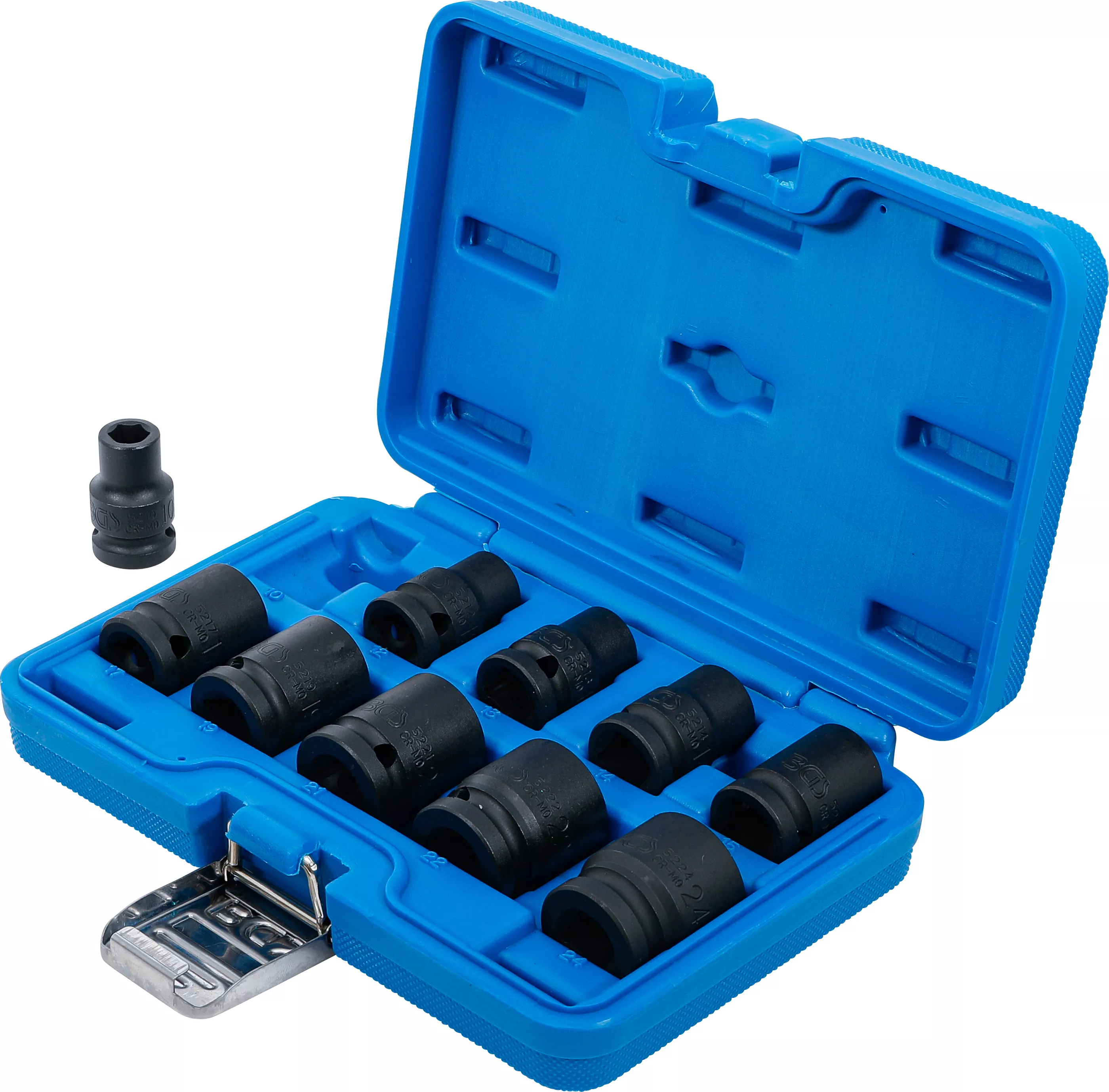 Set chei tubulare de impact 6 colturi | 12,5 mm (1/2") | 10 - 24 mm | 10 piese [4]