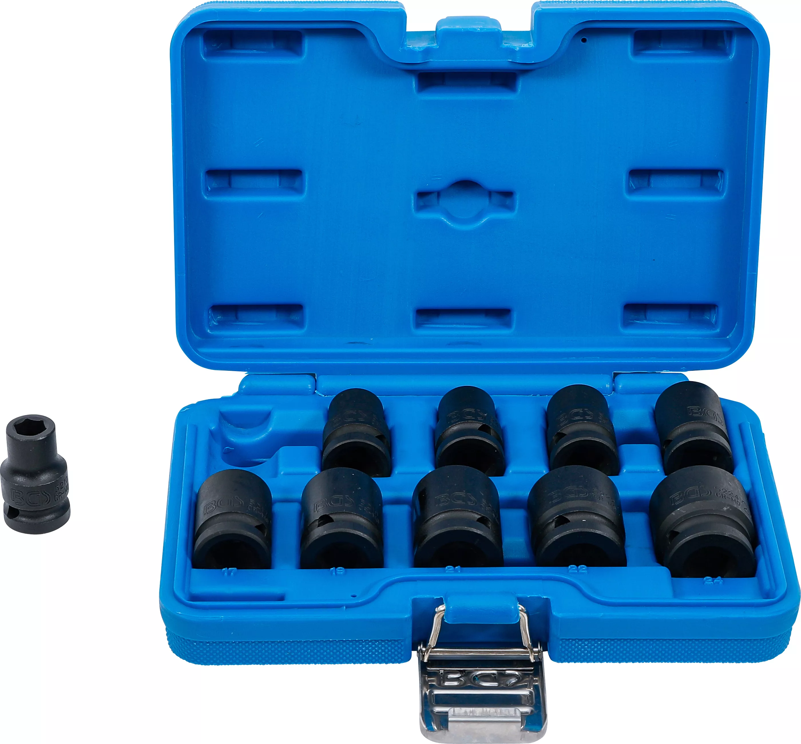 Set chei tubulare de impact 6 colturi | 12,5 mm (1/2") | 10 - 24 mm | 10 piese [1]