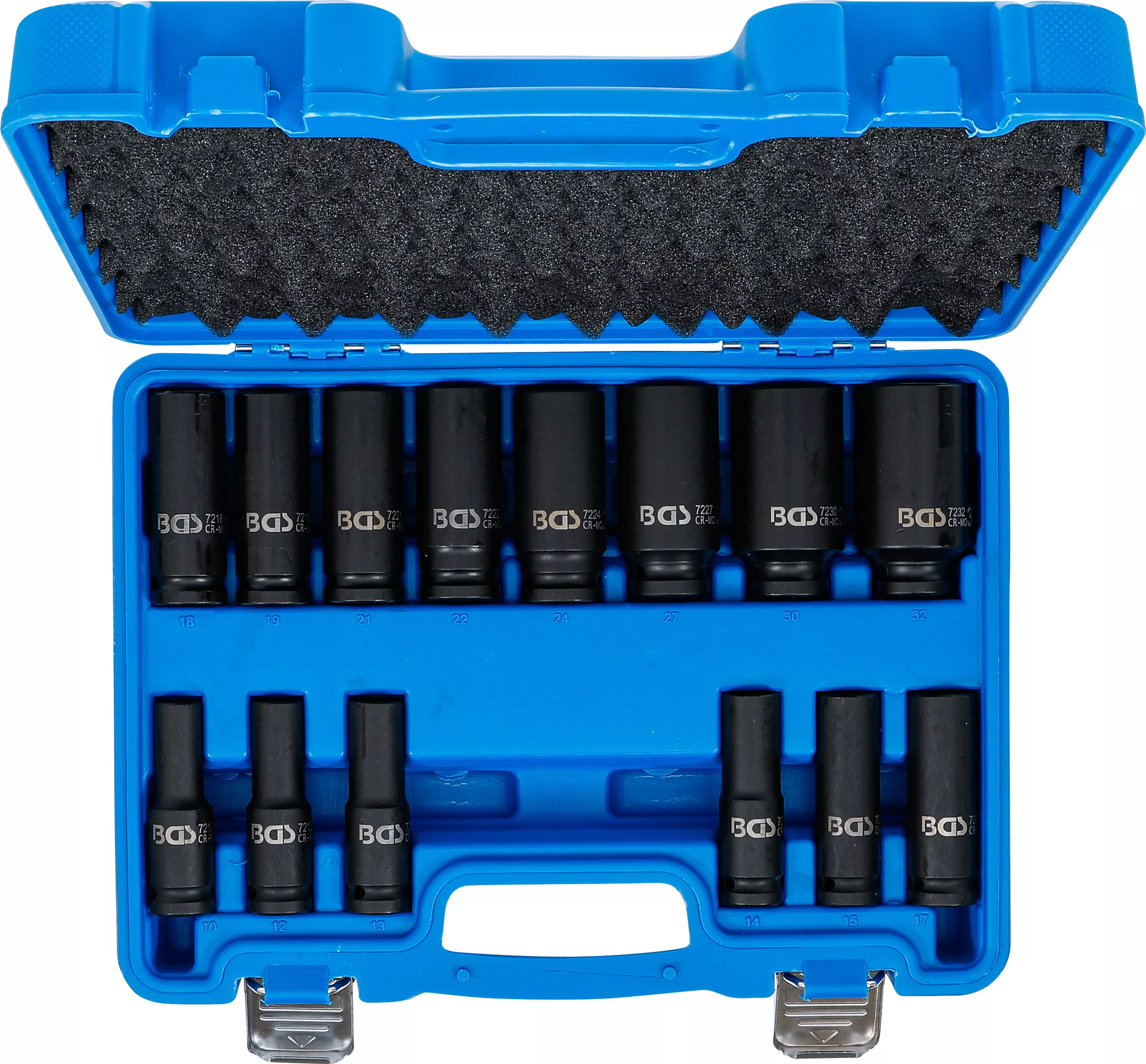 Set chei tubulare de impact 6 colturi | 12,5 mm (1/2") | 10 - 32 mm | 14 piese [4]