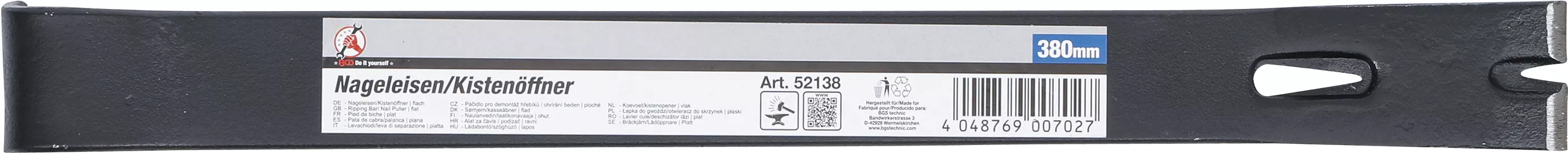 Lavier cuie/deschizator lazi | plat | 380 mm [3]