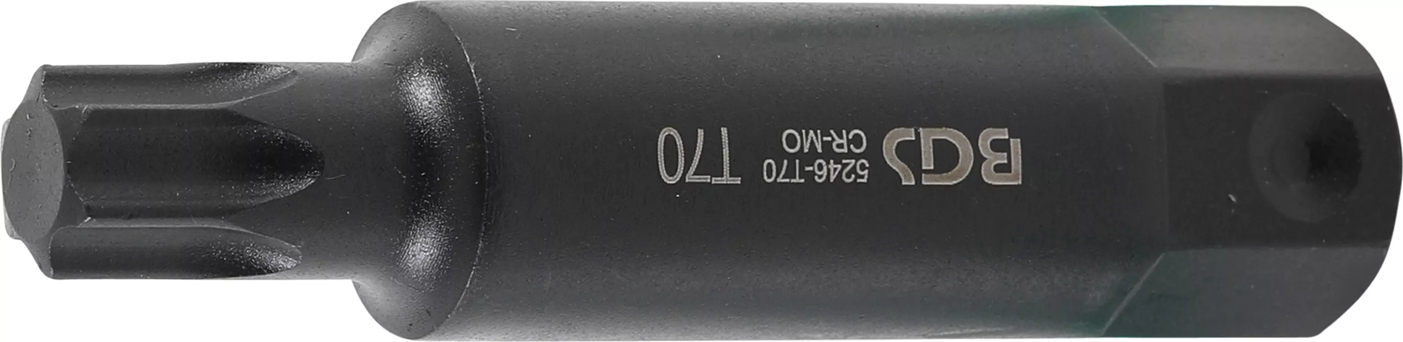 Scule - Bit | Lungime 100 mm | Antrenare 6 colturi exterior 22 mm | Profil T (pentru Torx) T70