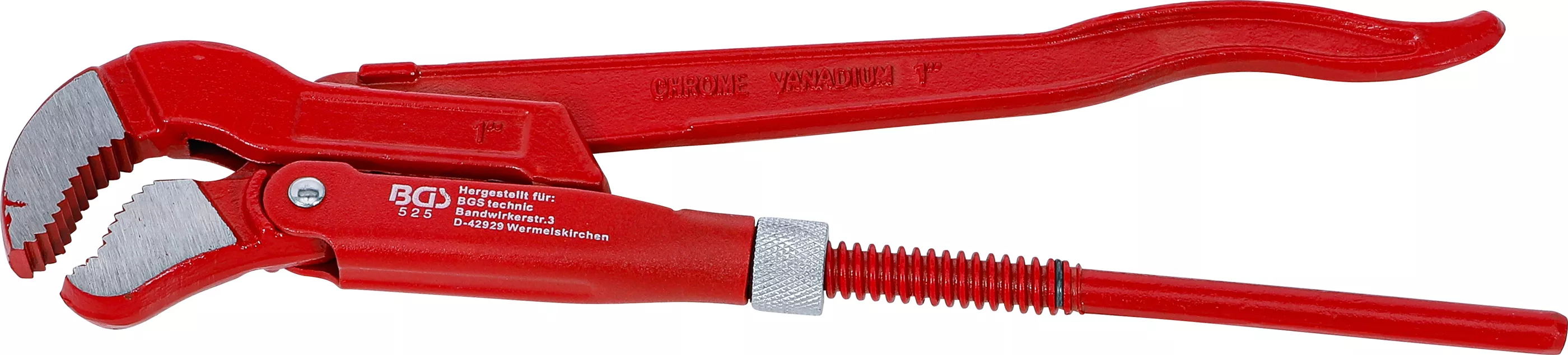 Cleşti - Cleste cotit pentru tevi | 1" | Prindere in 3 puncte