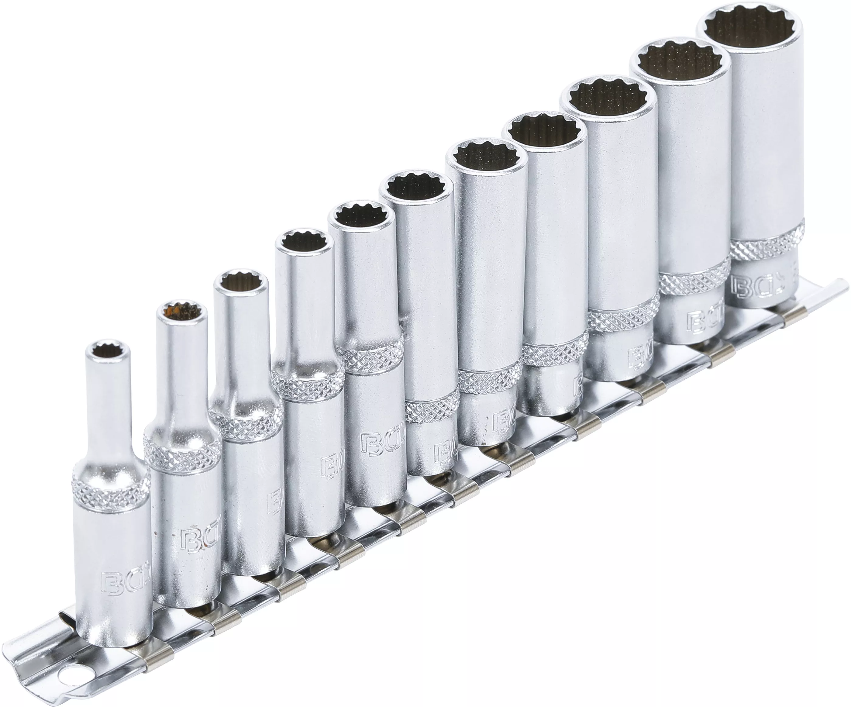 Set chei tubulare 12 colturi, adanci | 6,3 mm (1/4") | 4 - 13 mm | 11 piese [2]