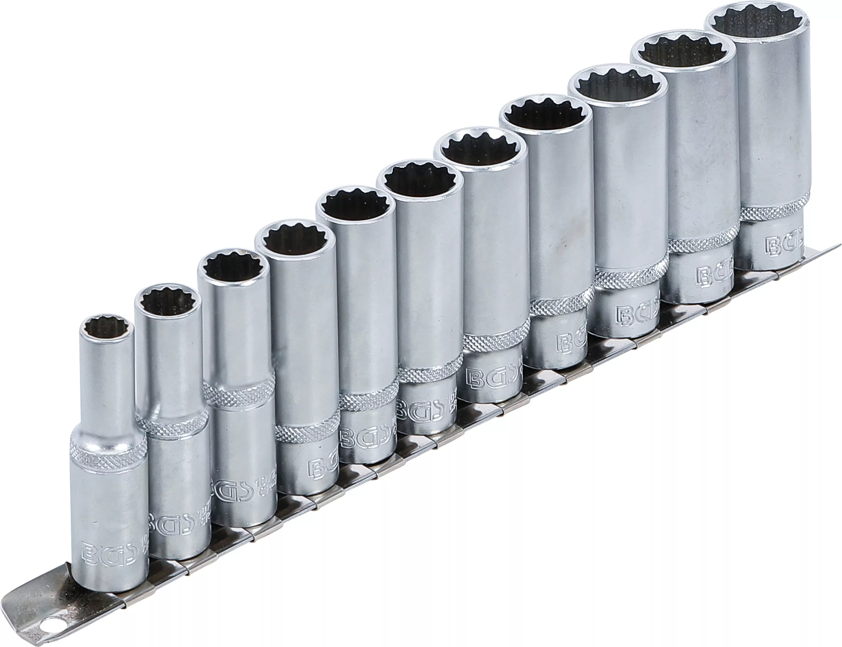 Set chei tubulare 12 colturi, adanci | 10 mm (3/8") | 8 - 19 mm | 11 piese [2]