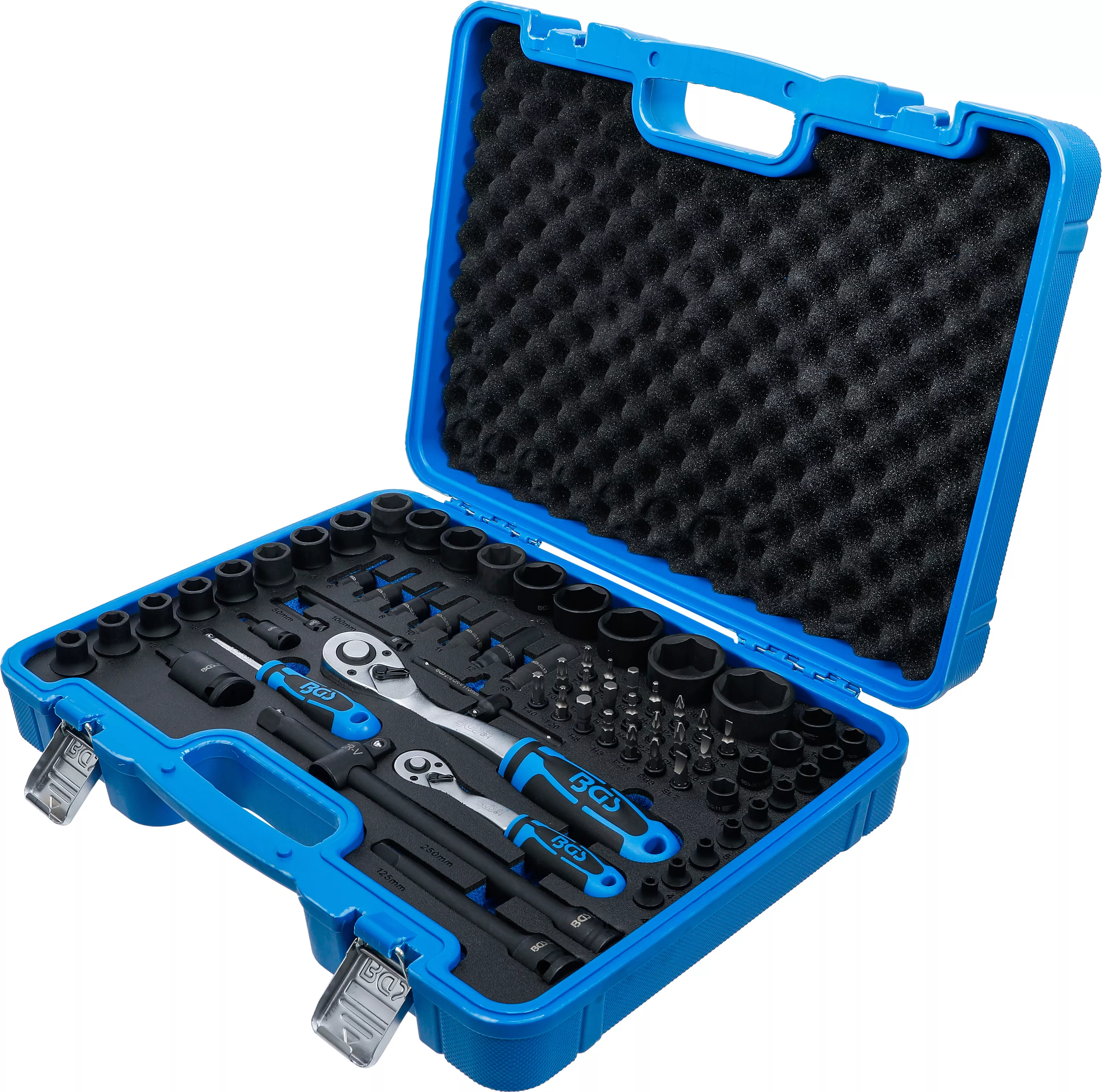 Set chei tubulare de impact hexagonale | 6,3 mm (1/4") + 12,5 mm (1/2") | 69 piese [3]
