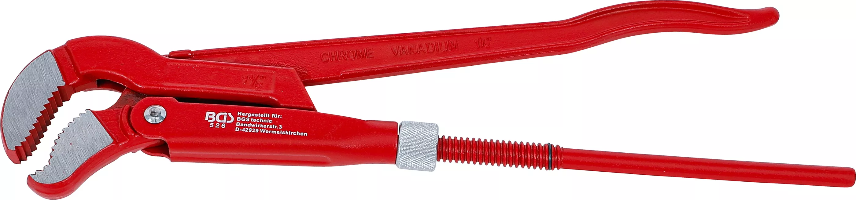 Cleşti - Cleste cotit pentru tevi | 1,5" | Prindere in 3 puncte
