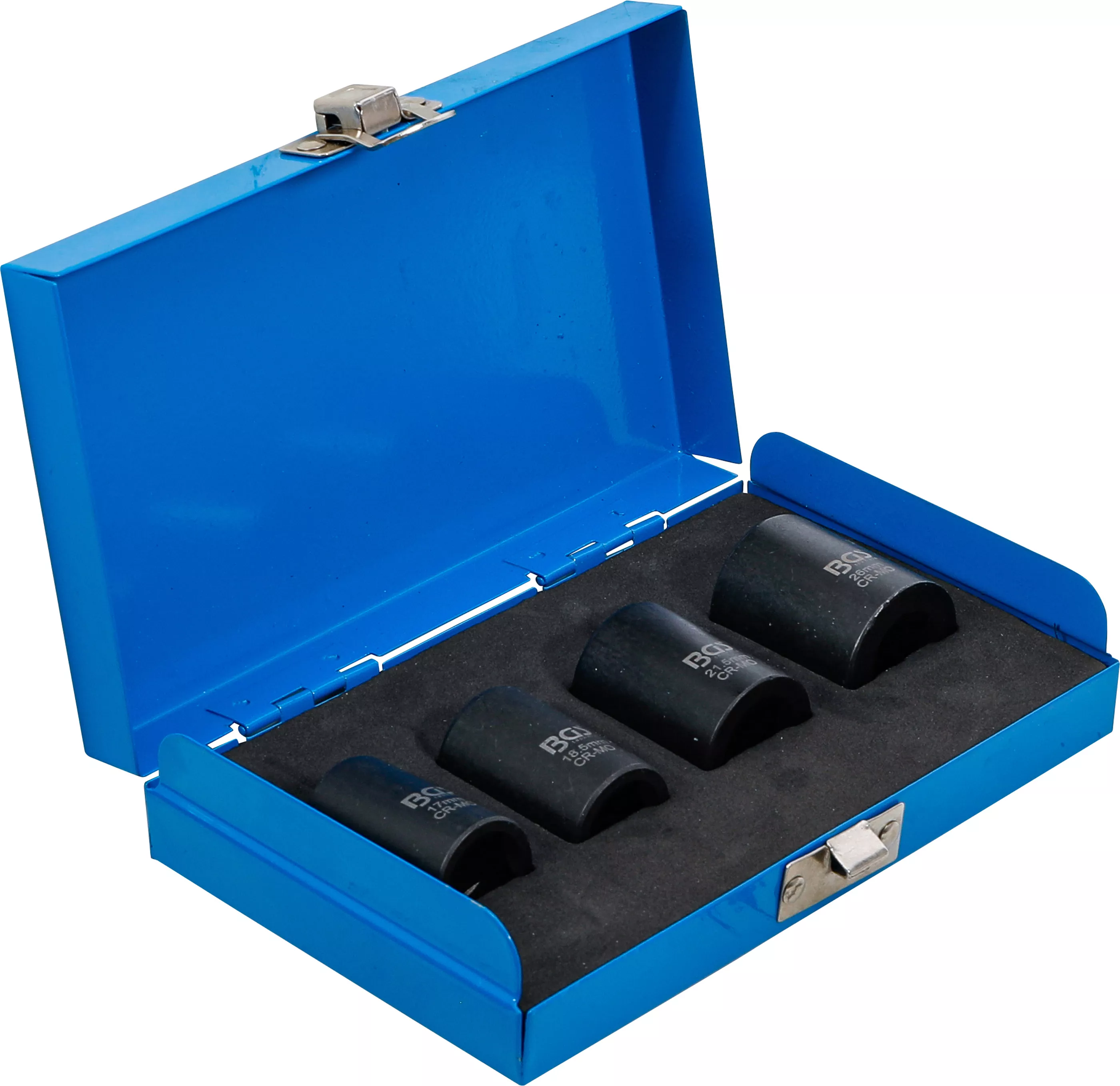 Set capete chei tubulare profil spiral / Extractoare de suruburi | 12,5 mm (1/2") | 17 - 26 mm | 4 piese [2]