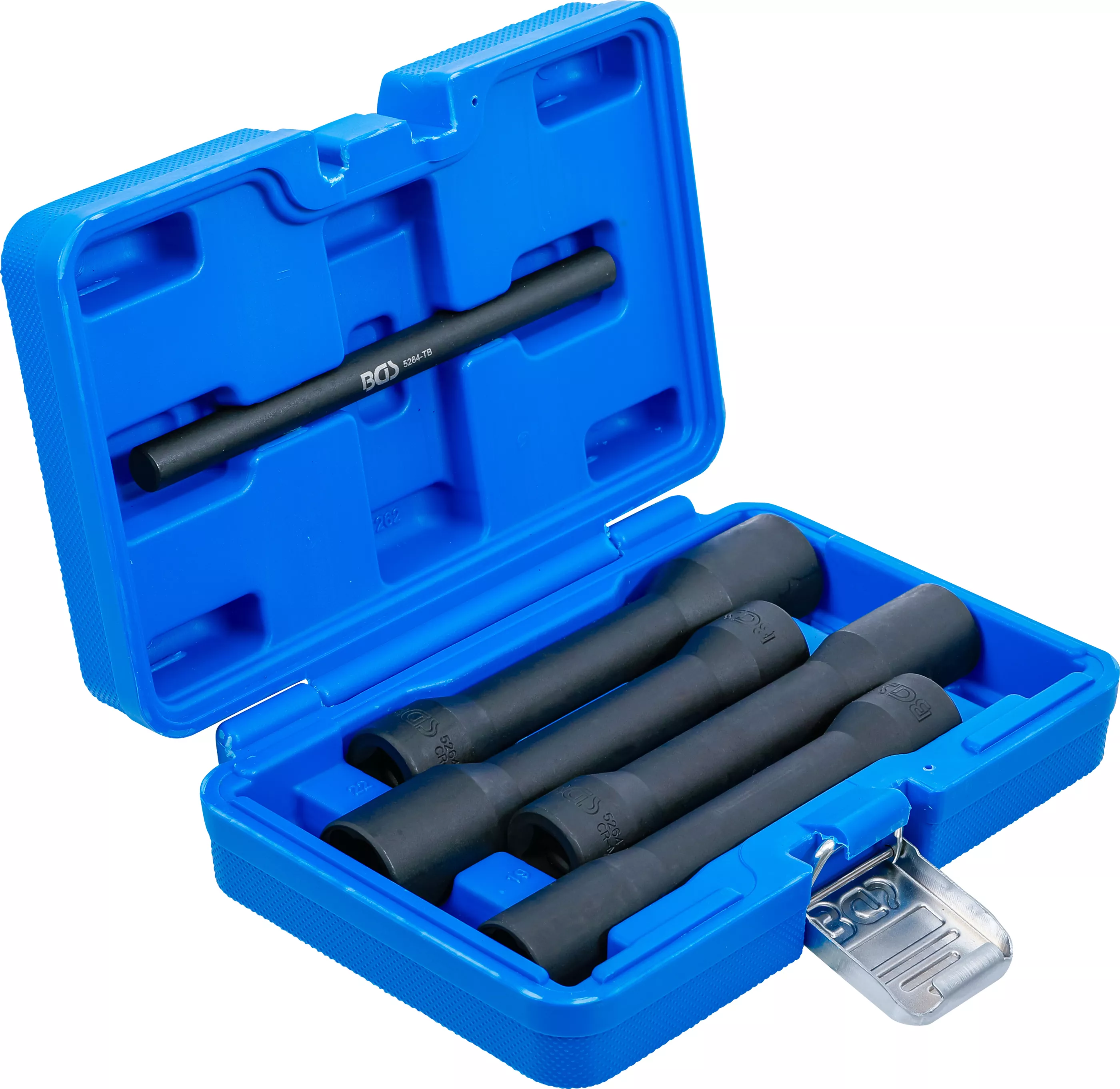Set capete chei tubulare profil spiral / Extractoare de suruburi, adanci | 12,5 mm (1/2") | 17 - 22 mm | 5 piese [2]