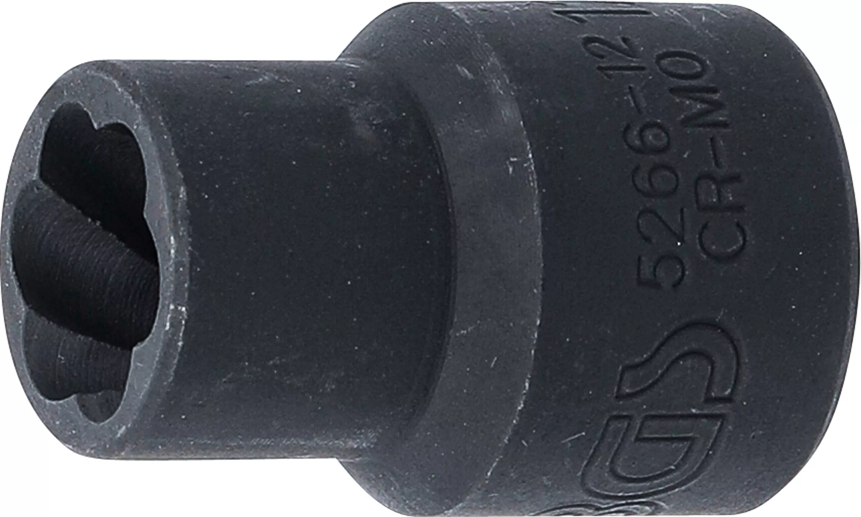 Cap cheie tubulara profil spiral / Extractoare de suruburi | 12,5 mm (1/2") | 12 mm [1]