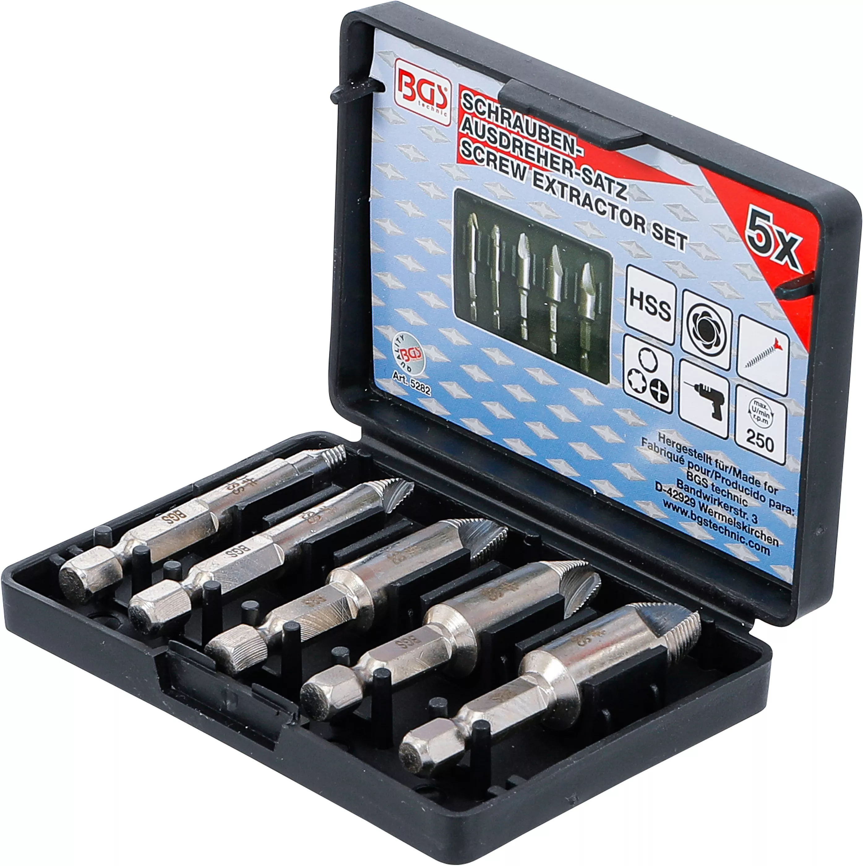 Set extractoare suruburi | 5 piese [3]