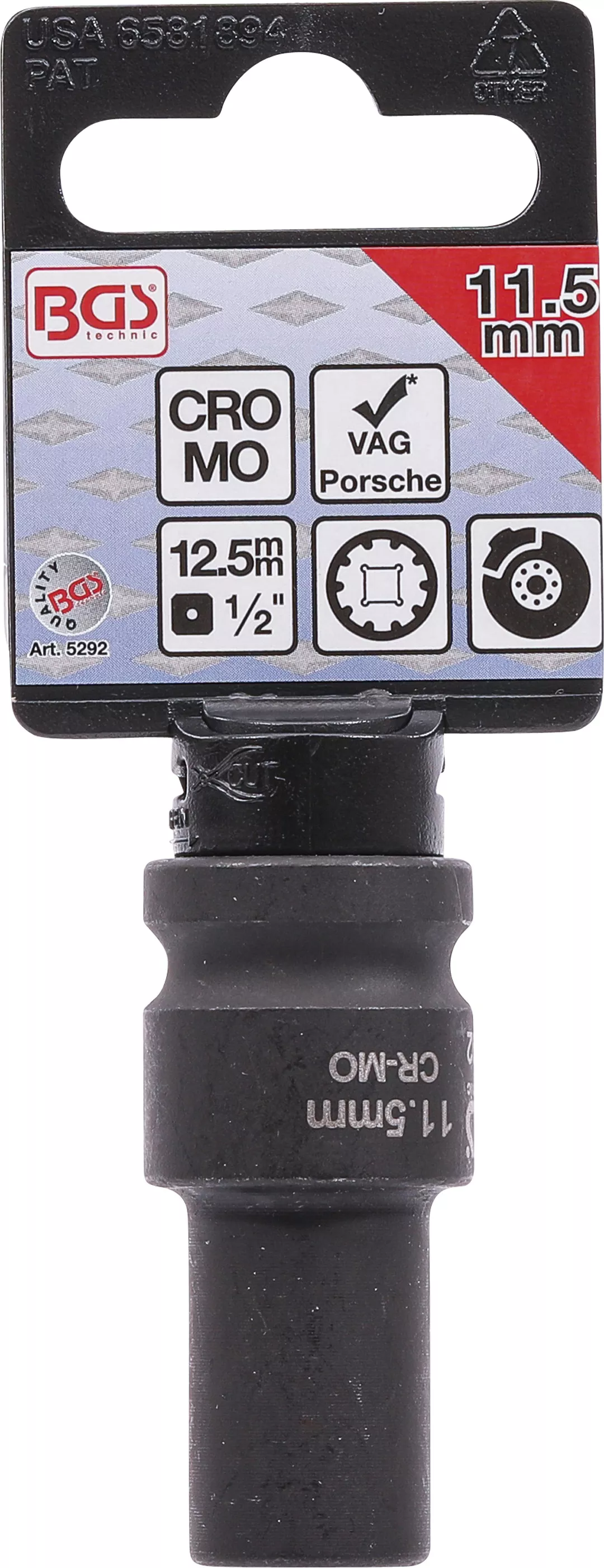 Cap cheie etrier frana | 10 laturi | pentru VAG si Porsche | 11,5 mm [3]