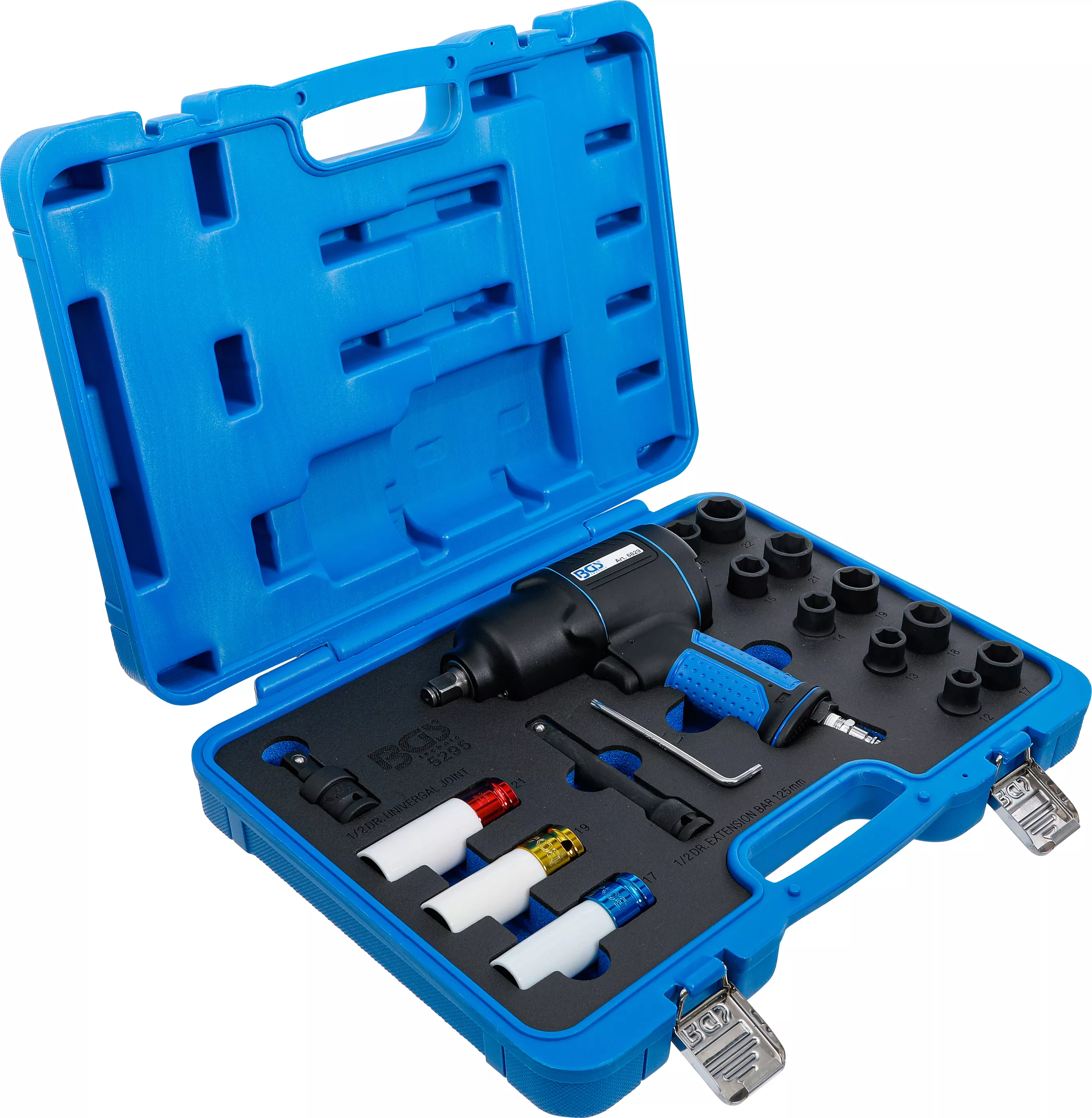 Set surubelnita cu impact pneumatica si chei tubulare | 12,5 mm (1/2") | 1200 Nm | 16 piese [2]