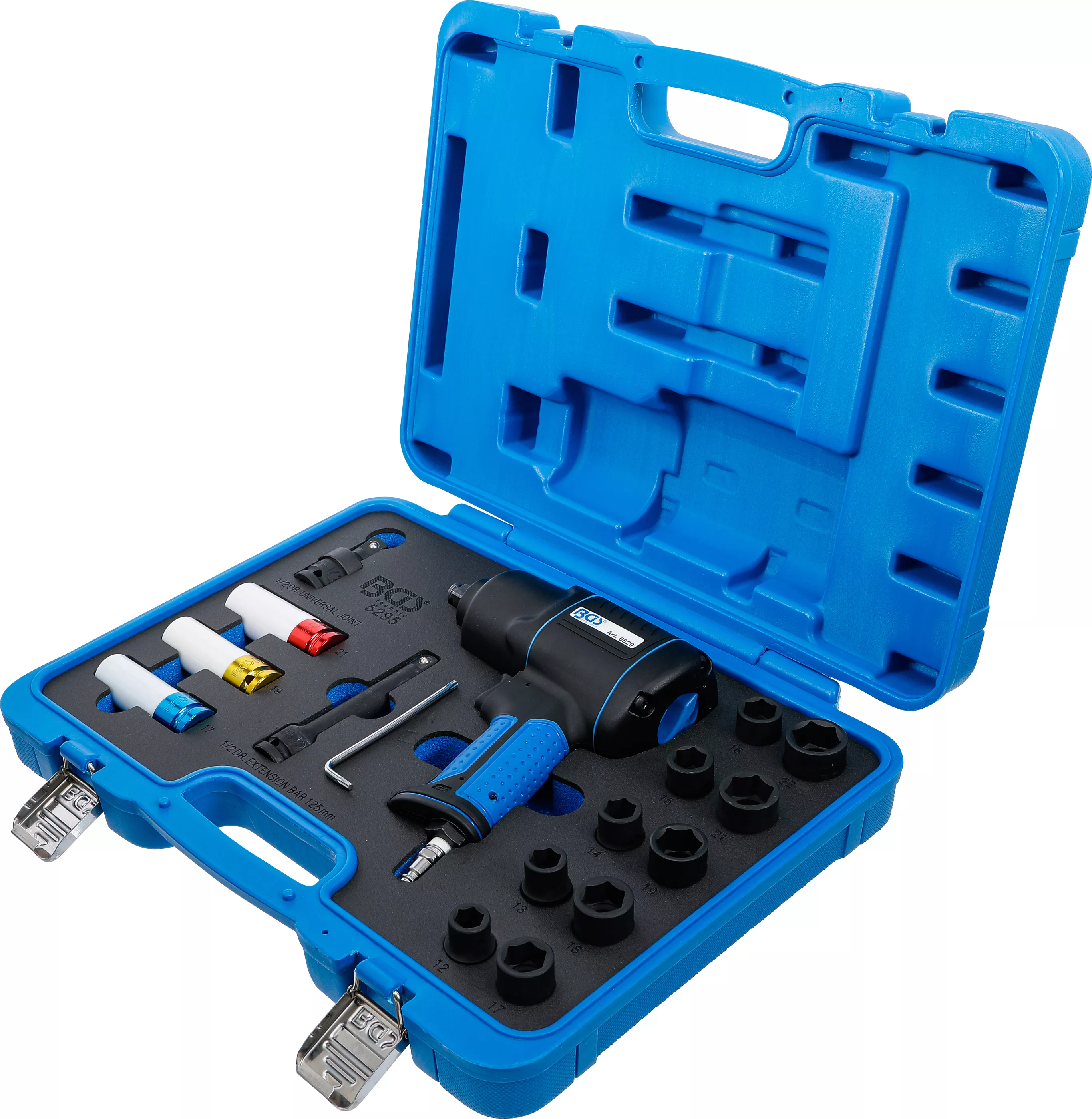 Set surubelnita cu impact pneumatica si chei tubulare | 12,5 mm (1/2") | 1200 Nm | 16 piese [3]
