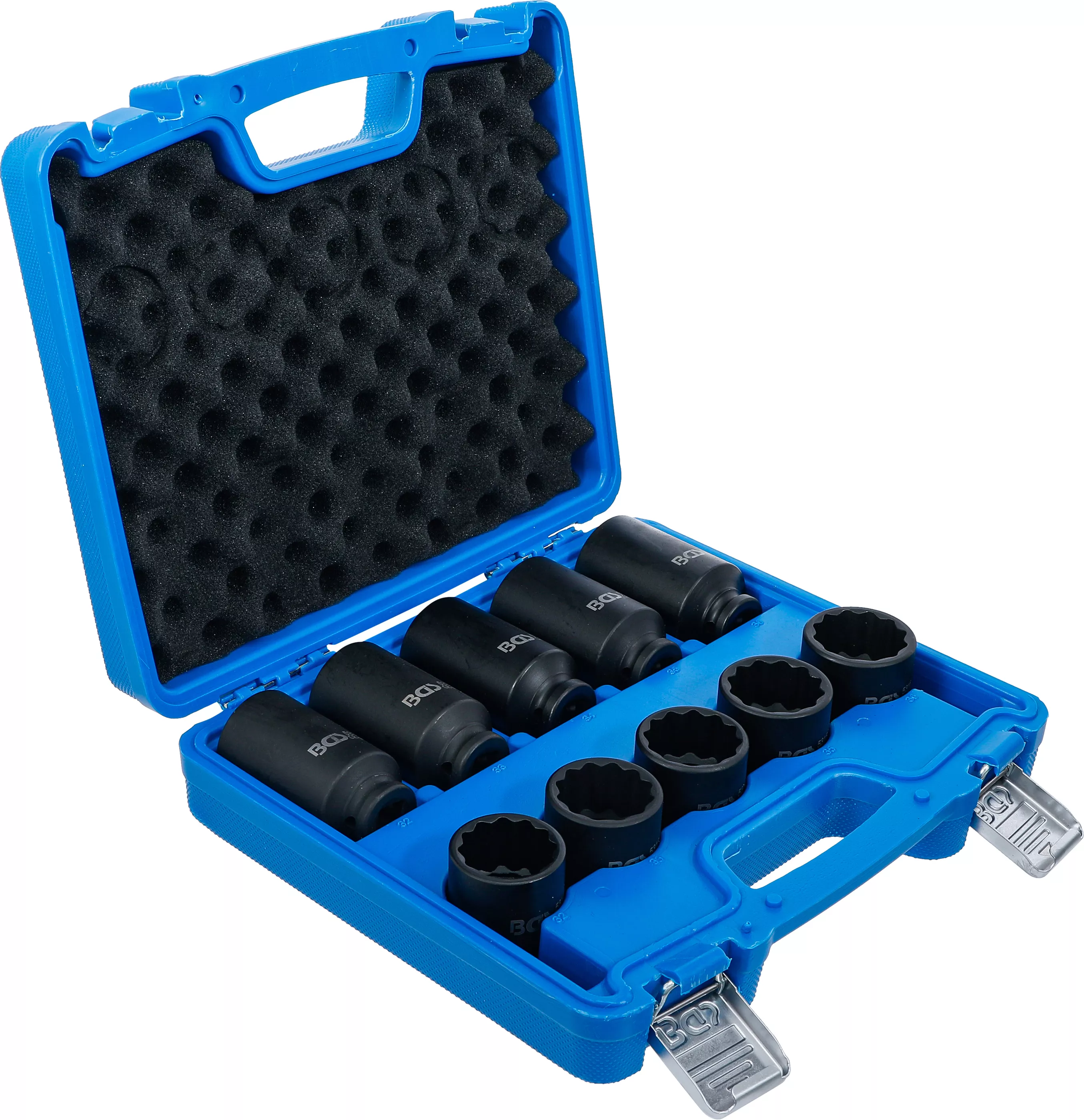 Set chei tubulare de impact | 12 colturi | Antrenare patrat interior 12,5 mm (1/2") | 32 - 36 mm | 10 piese [2]
