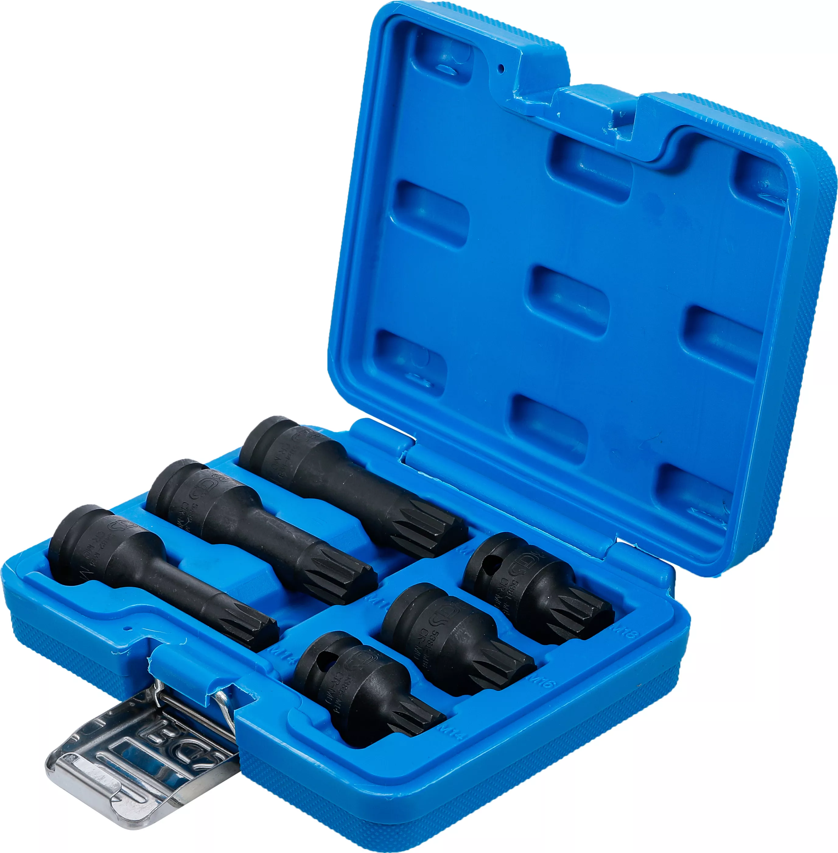 Set capete biti de impact | 12,5 mm (1/2") | Dantura interioara multipla (pentru XZN) M14 - M18 | 6 piese [3]