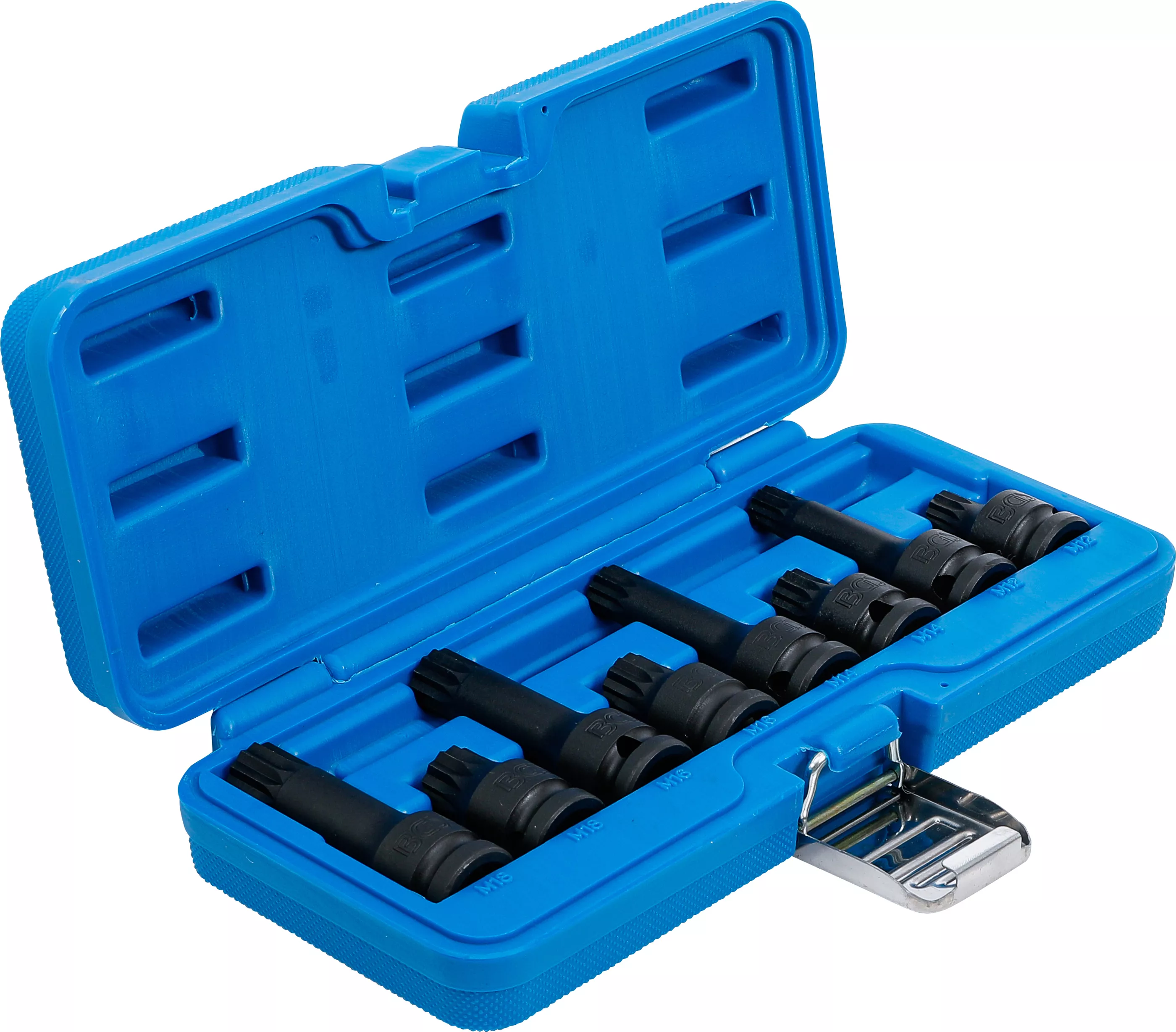 Set capete biti de impact | 12,5 mm (1/2") | Dantura interioara multipla (pentru XZN) M12 - M18 | 8 piese [2]