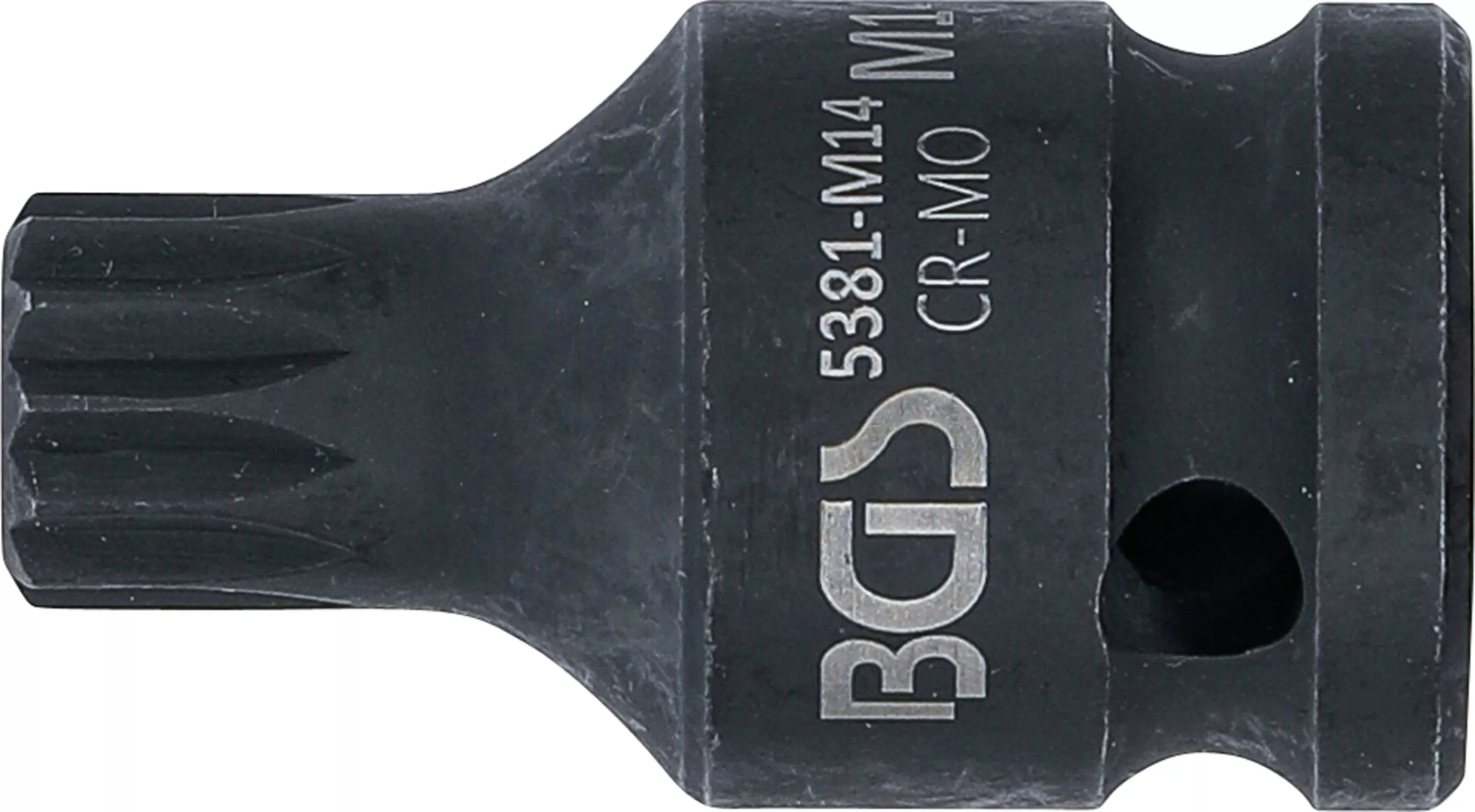 Cap bit de impact | Lungime 43 mm | 12,5 mm (1/2") | Dantura interioara multipla (pentru XZN) M14 [2]