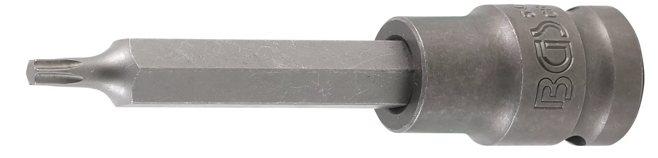 Bituri - Cap bit de impact | Lungime 100 mm | 12,5 mm (1/2") | Profil T (pentru Torx) T25