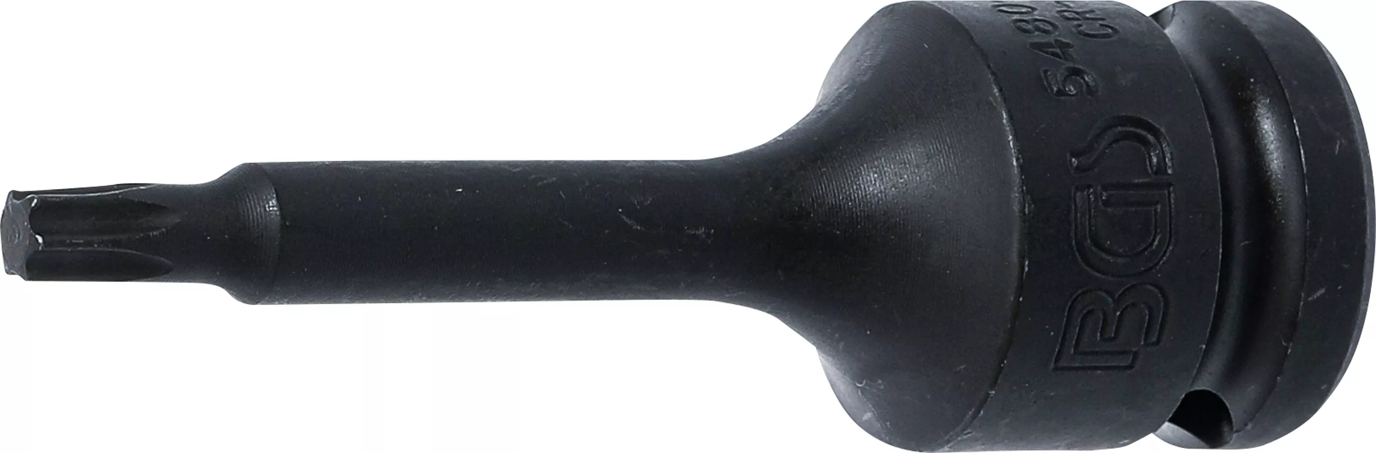 Bituri - Cap bit de impact | Lungime 75 mm | 12,5 mm (1/2") | Profil T (pentru Torx) T30