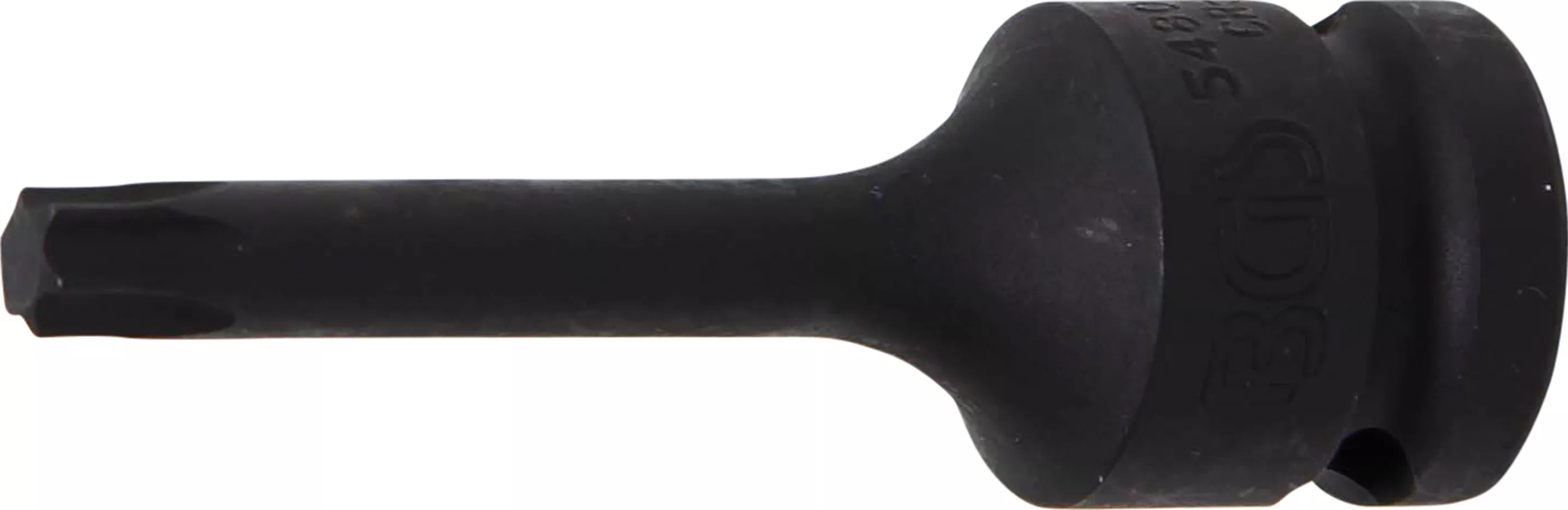 Bituri - Cap bit de impact | Lungime 75 mm | 12,5 mm (1/2") | Profil T (pentru Torx) T45