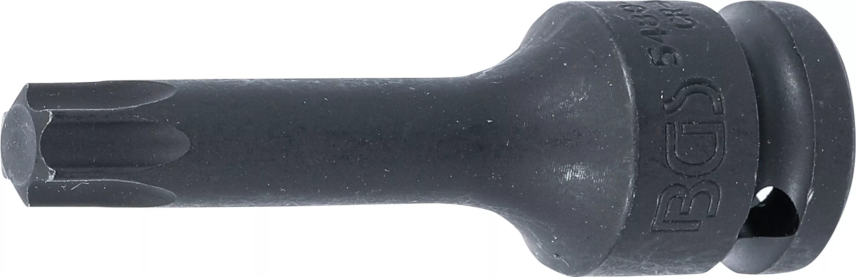 Bituri - Cap bit de impact | Lungime 75 mm | 12,5 mm (1/2") | Profil T (pentru Torx) T55