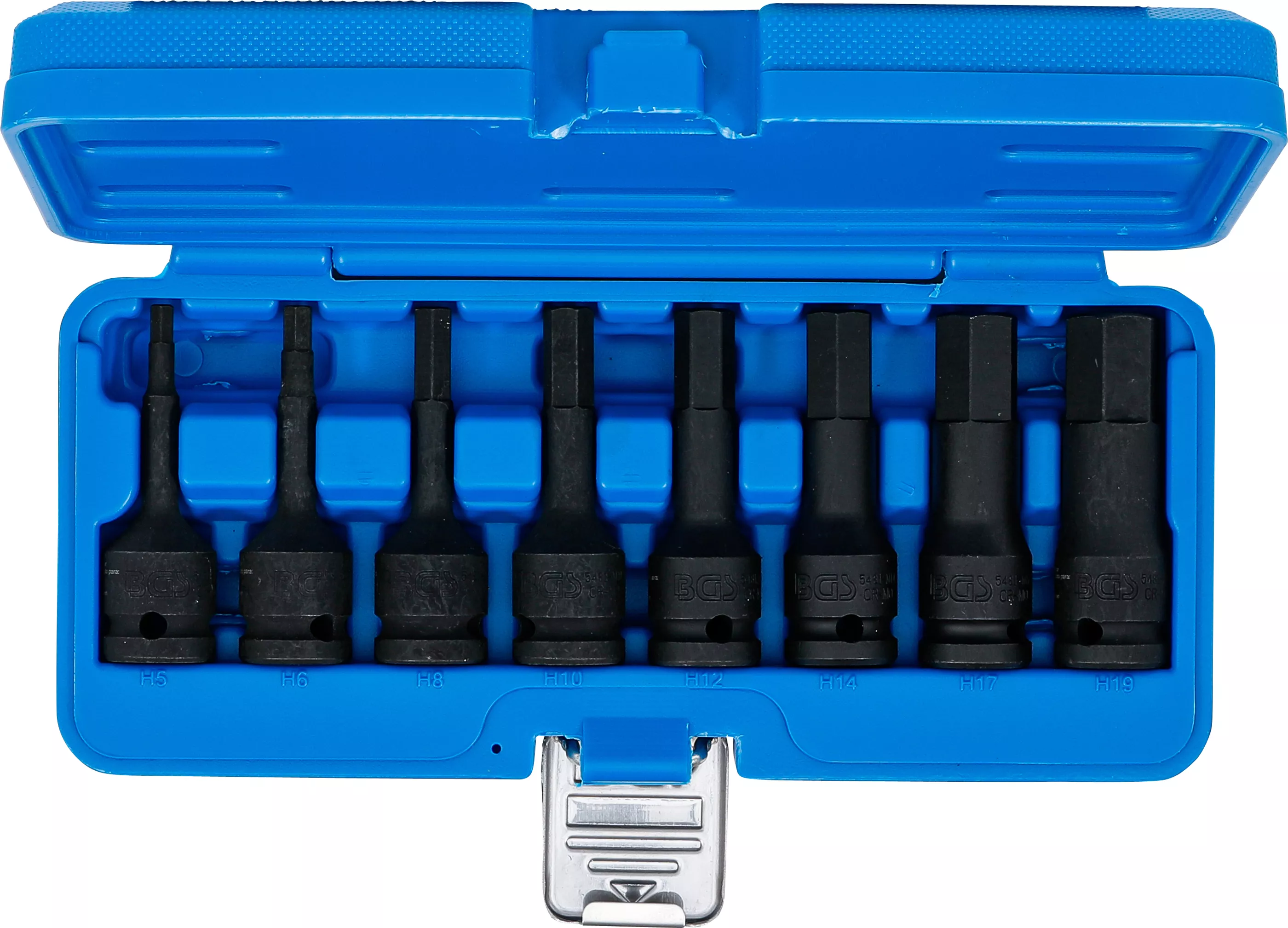 Set capete biti de impact | 12,5 mm (1/2") | hexagon interior 5 - 19 mm | 8 piese [4]