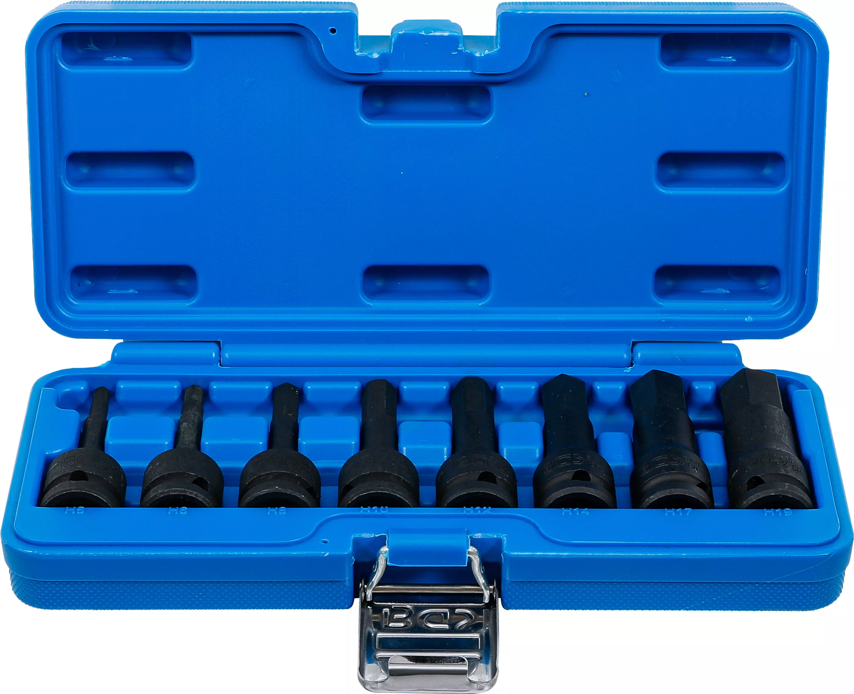Bituri - Set capete biti de impact | 12,5 mm (1/2") | hexagon interior 5 - 19 mm | 8 piese