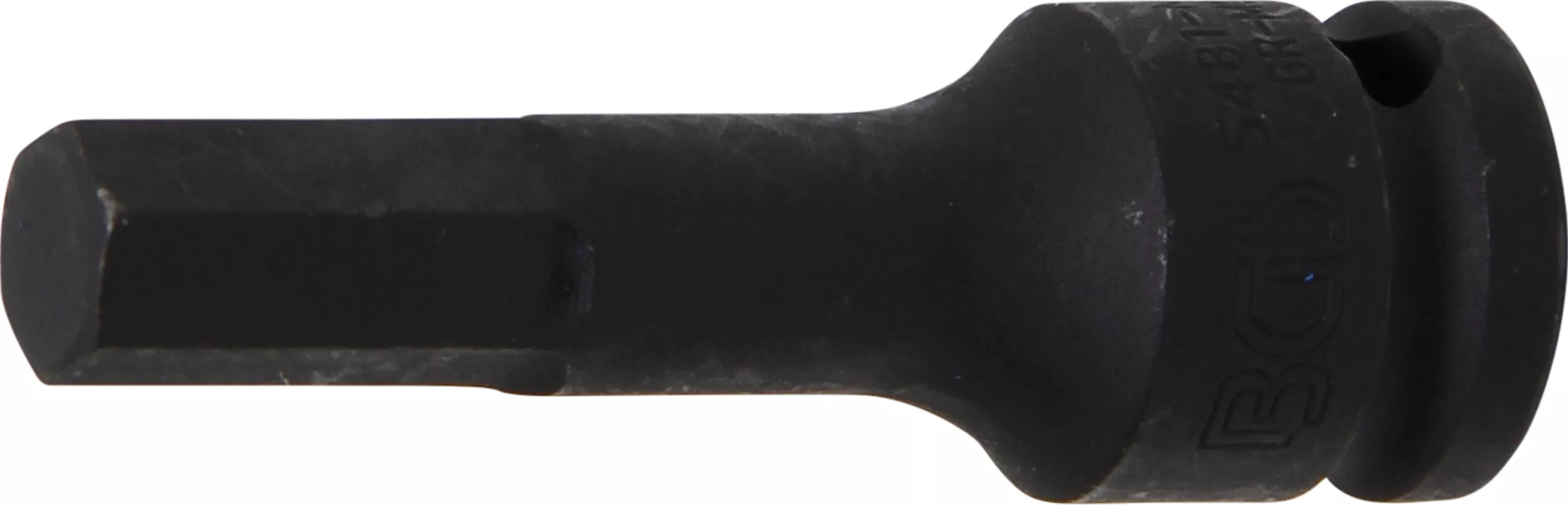 Cap bit de impact | Lungime 75 mm | 12,5 mm (1/2") | hexagon interior 12 mm [1]
