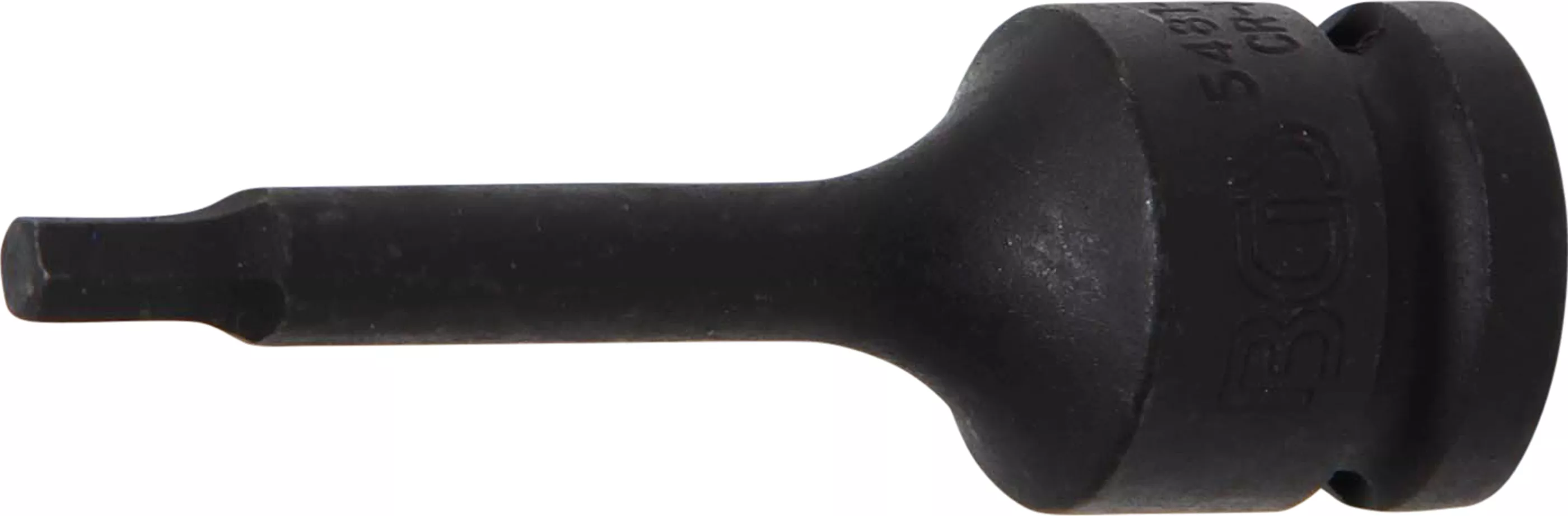 Bituri - Cap bit de impact | Lungime 75 mm | 12,5 mm (1/2") | hexagon interior 5 mm
