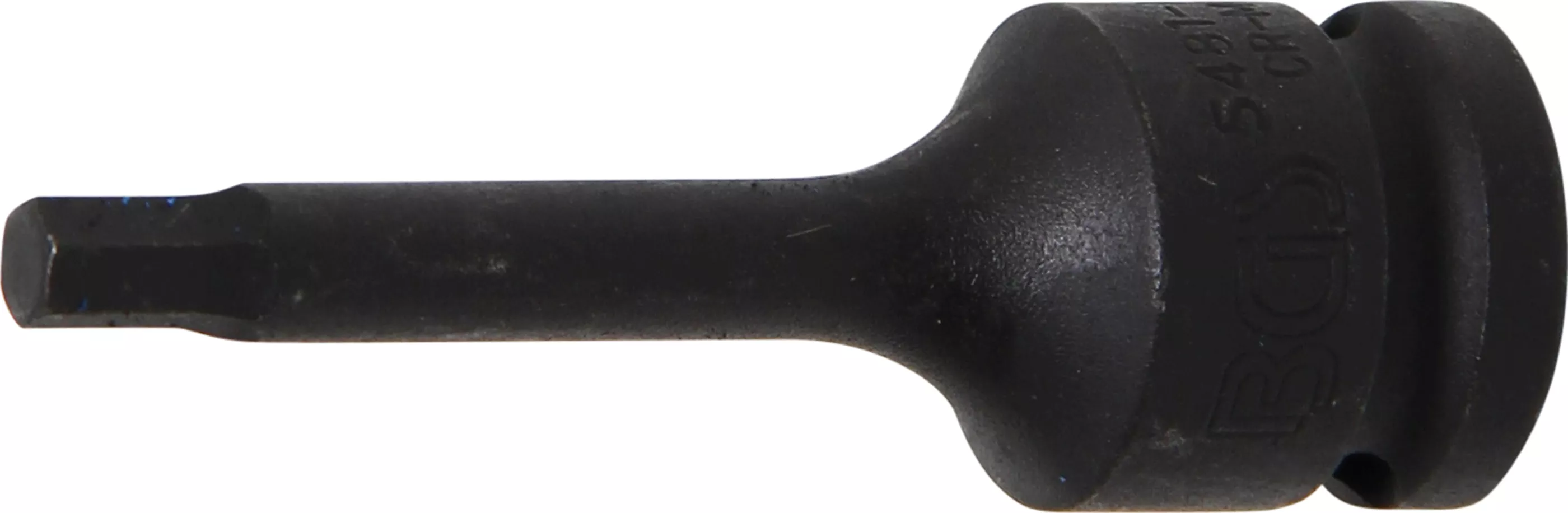 Cap bit de impact | Lungime 75 mm | 12,5 mm (1/2") | hexagon interior 6 mm [1]