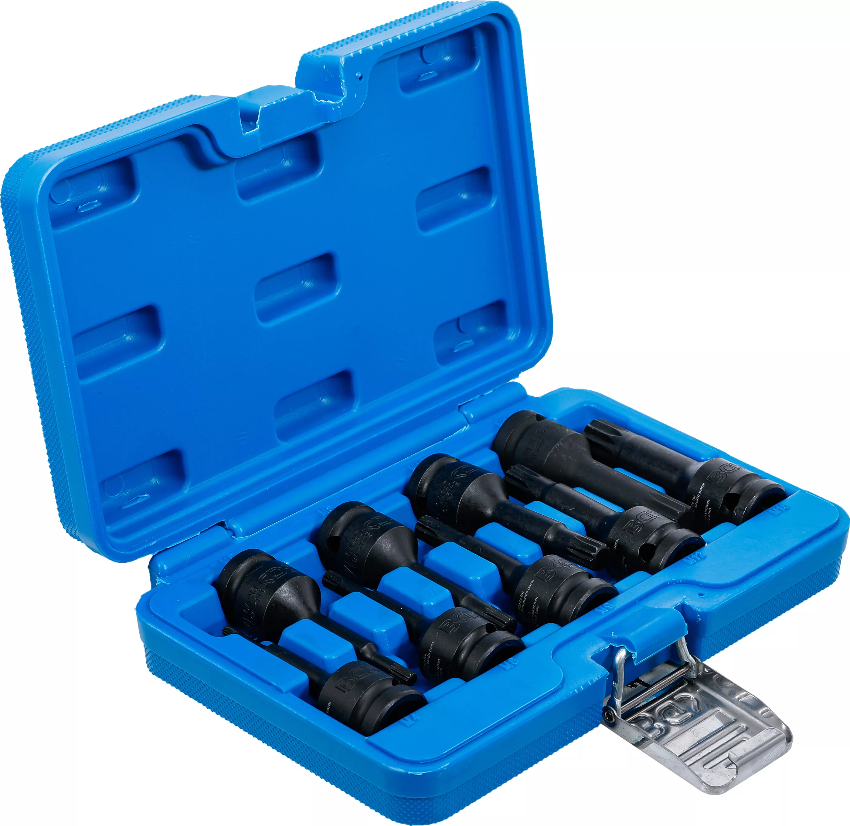 Set capete biti de impact | 12,5 mm (1/2") | Dantura interioara multipla (pentru XZN) M4 - M16 | 9 piese [2]