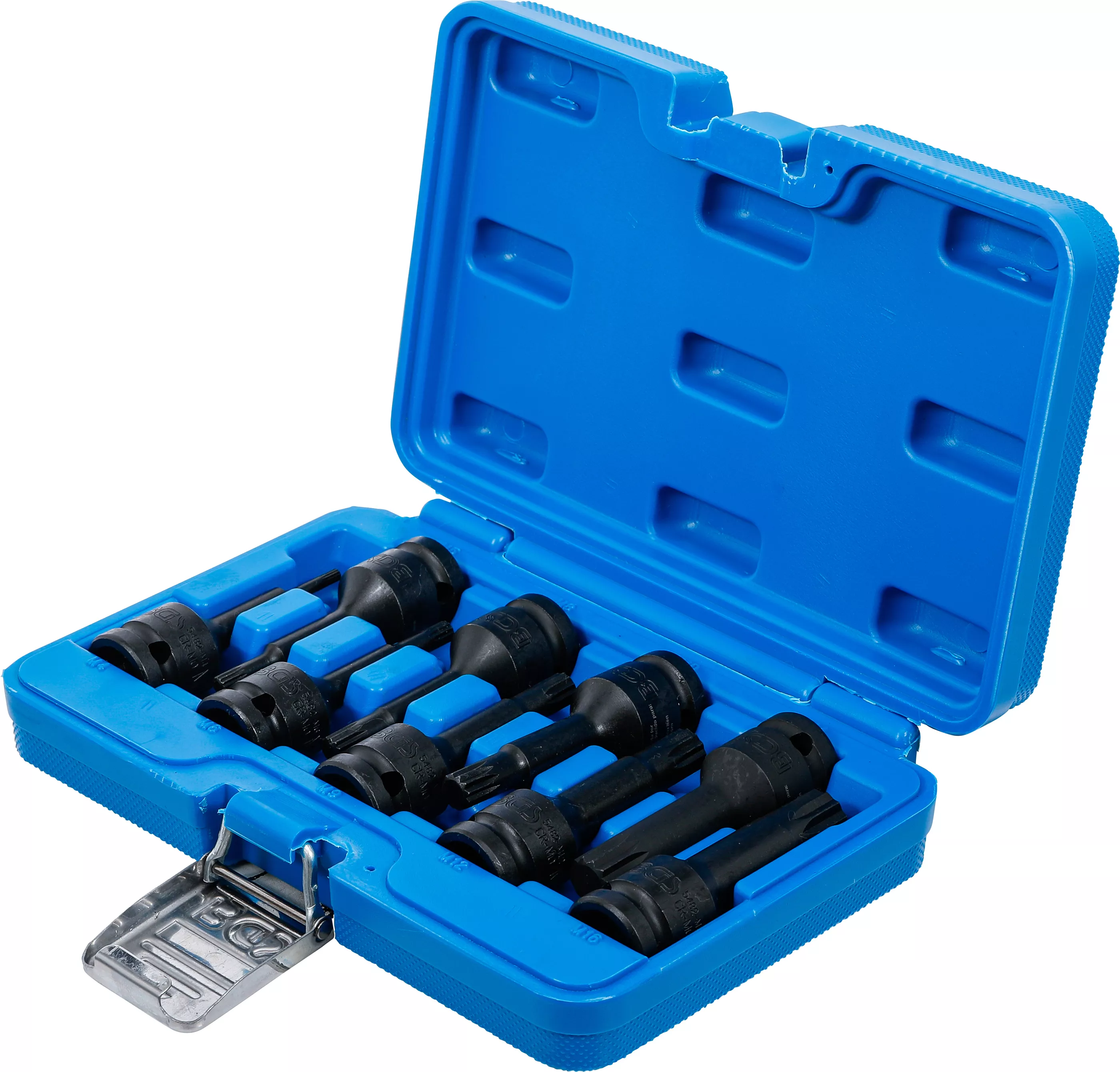 Set capete biti de impact | 12,5 mm (1/2") | Dantura interioara multipla (pentru XZN) M4 - M16 | 9 piese [3]