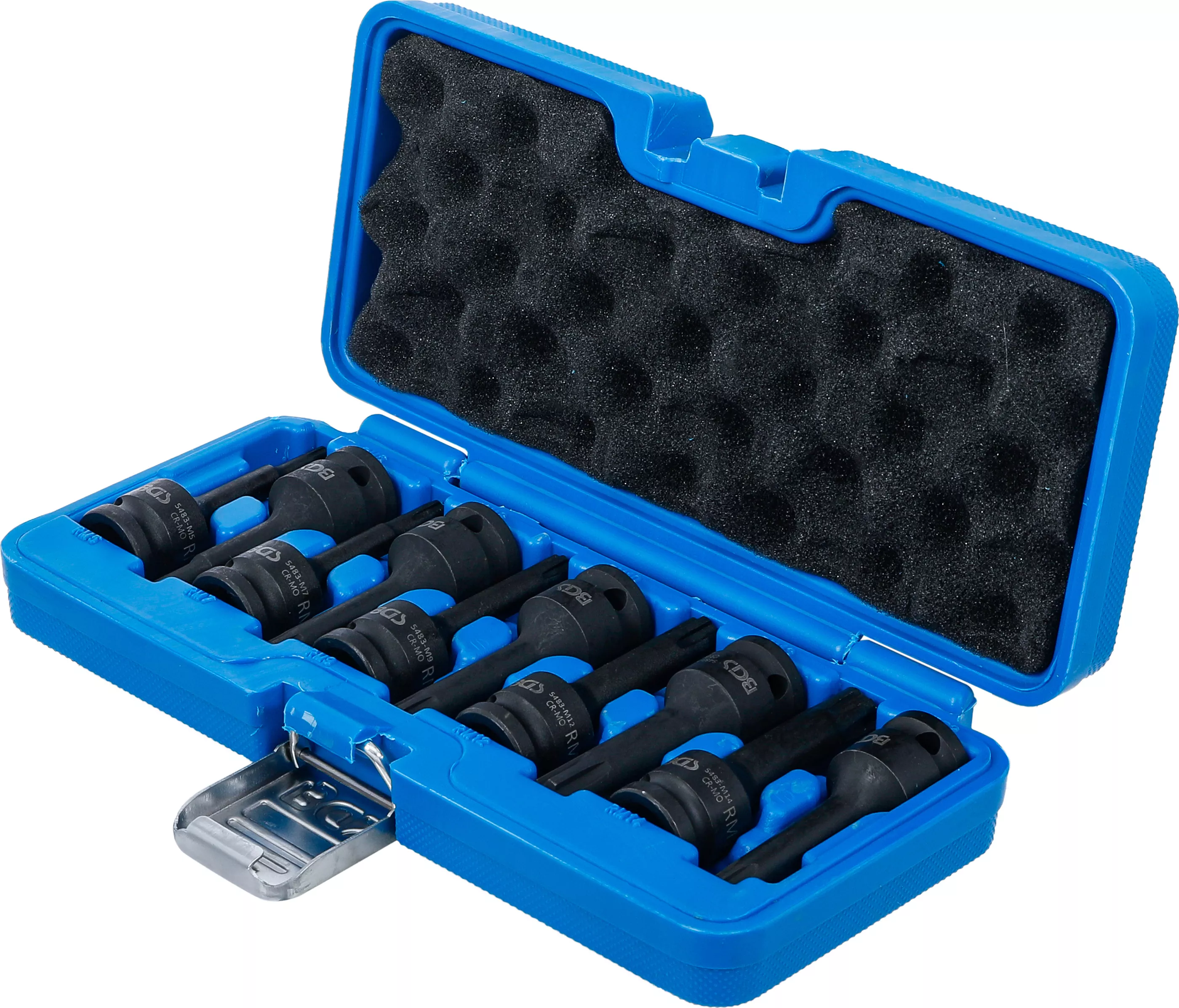 Set capete biti de impact | 12,5 mm (1/2") | Profil pana (pentru Ribe) M5 - M14 | 9 piese [3]