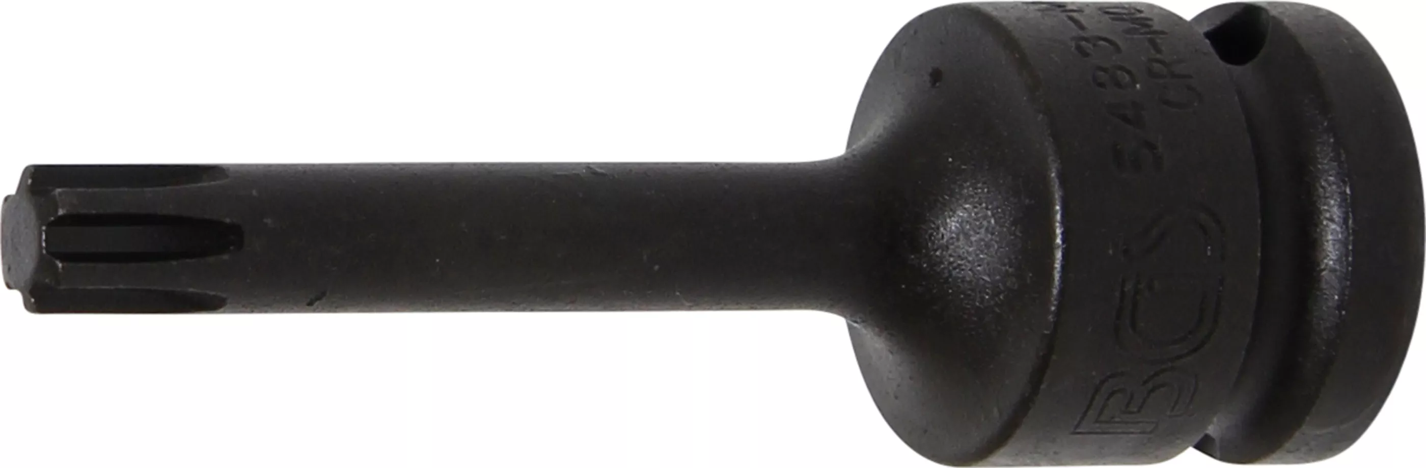 Bituri - Cap bit de impact | Lungime 75 mm | 12,5 mm (1/2") | Profil pana (pentru RIBE) M8