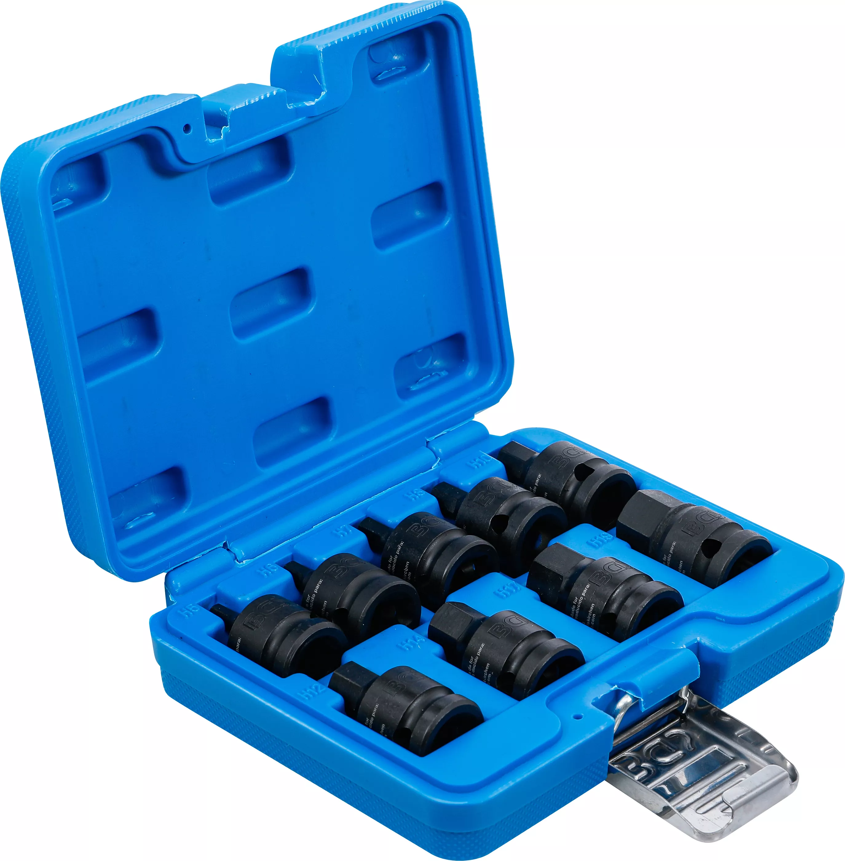 Set capete biti de impact | 12,5 mm (1/2") | hexagon interior 5 - 19 mm | 9 piese [2]